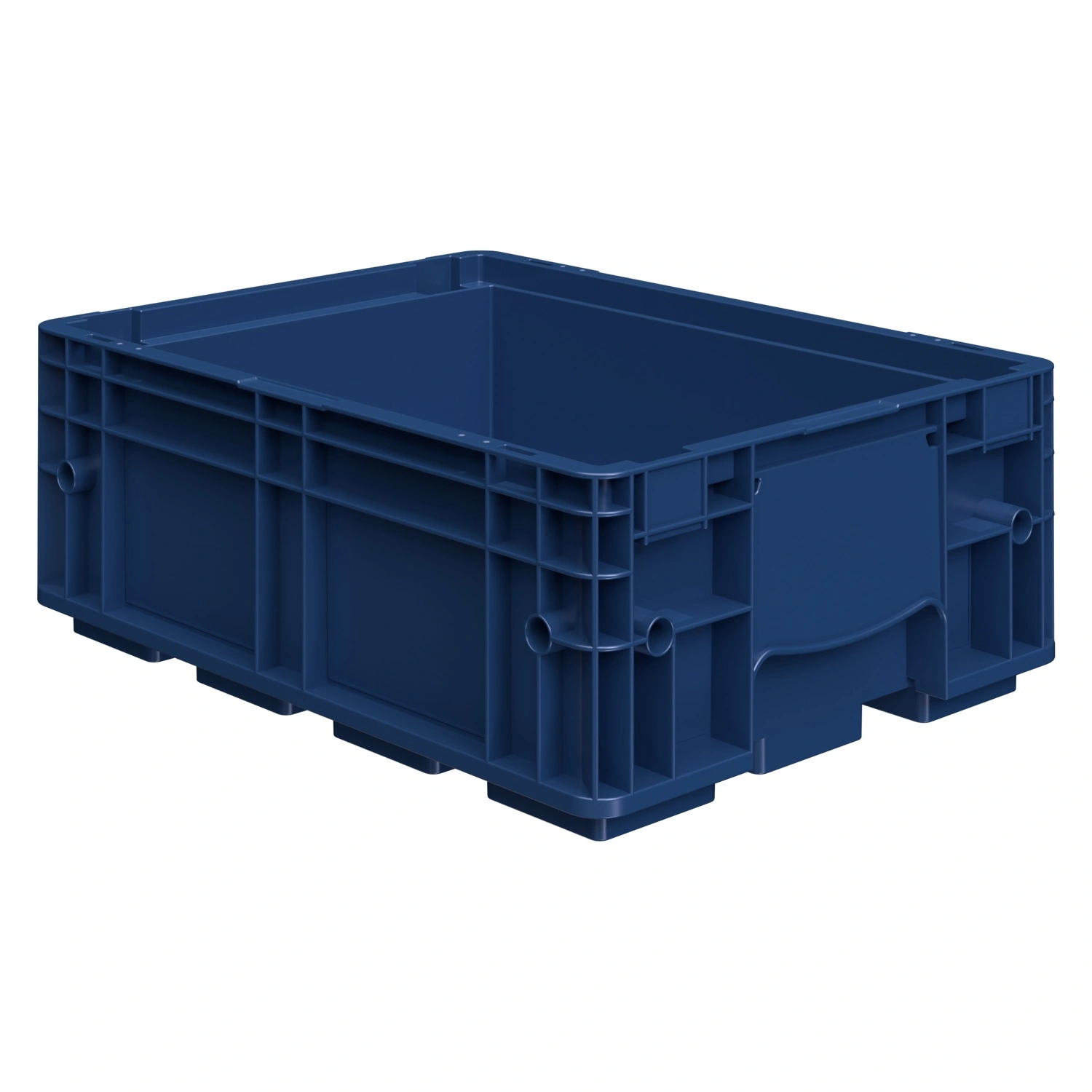 Ящик R-KLT 4315 396х297х147,5 мм iPlast синий индиго с усиленным дном N1 (12.502.1) Ящик R-KLT 4315 396х297х147,5 мм iPlast синий индиго с усиленным дном N1 (12.502.1)