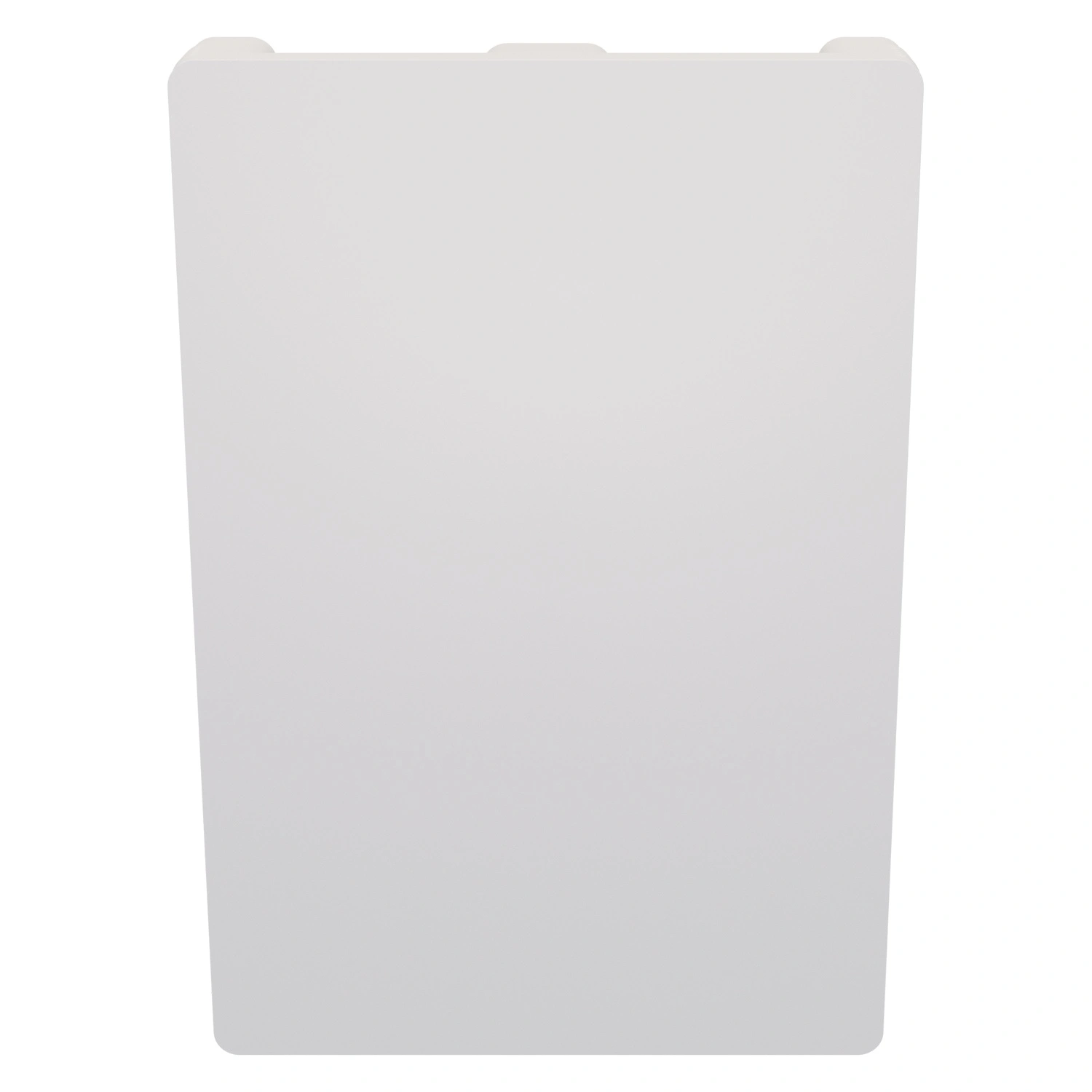 Пластиковый паллет 1200х800х150 мм iPlast белый сплошной на 3 полозьях без бортика