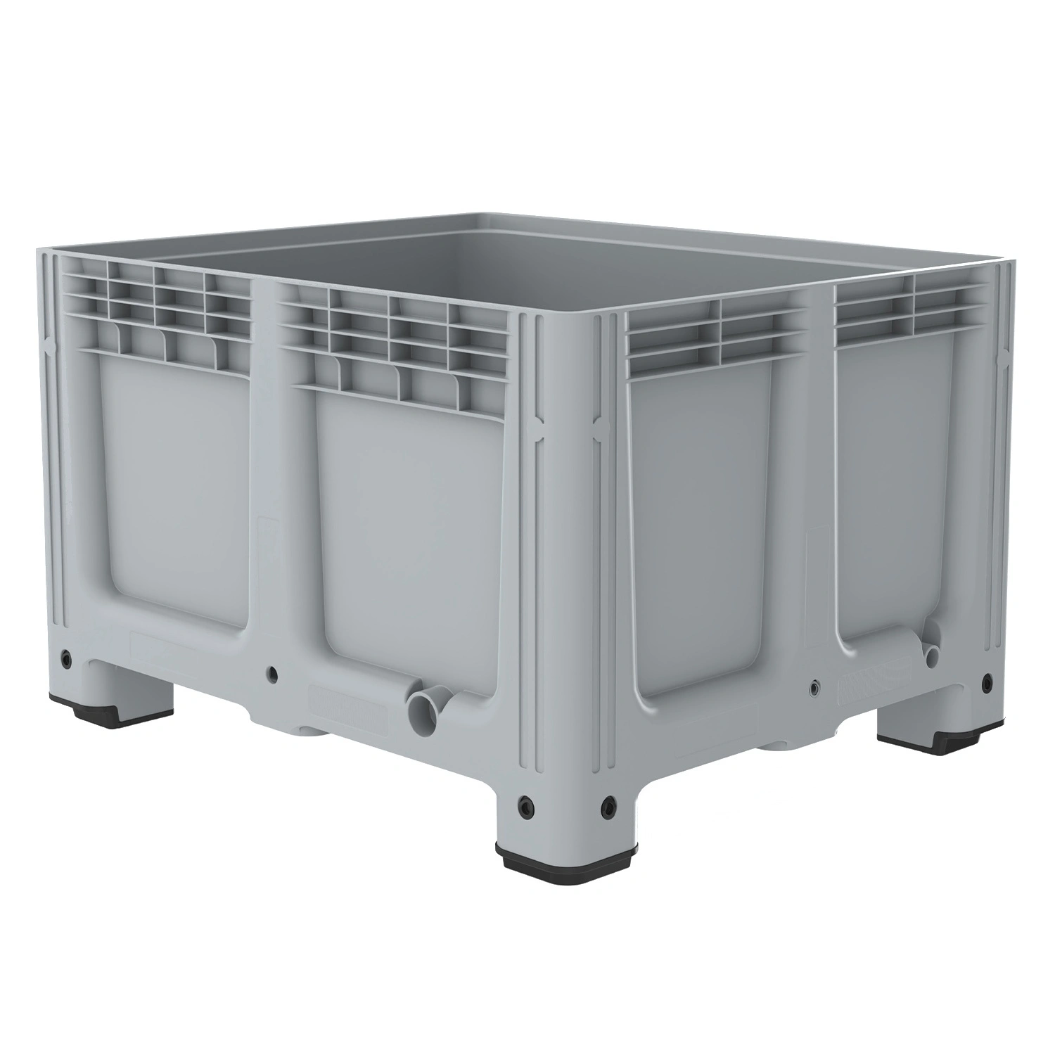 Большой контейнер 1200х1000х760 мм со сплошными стенками и дном на ножках