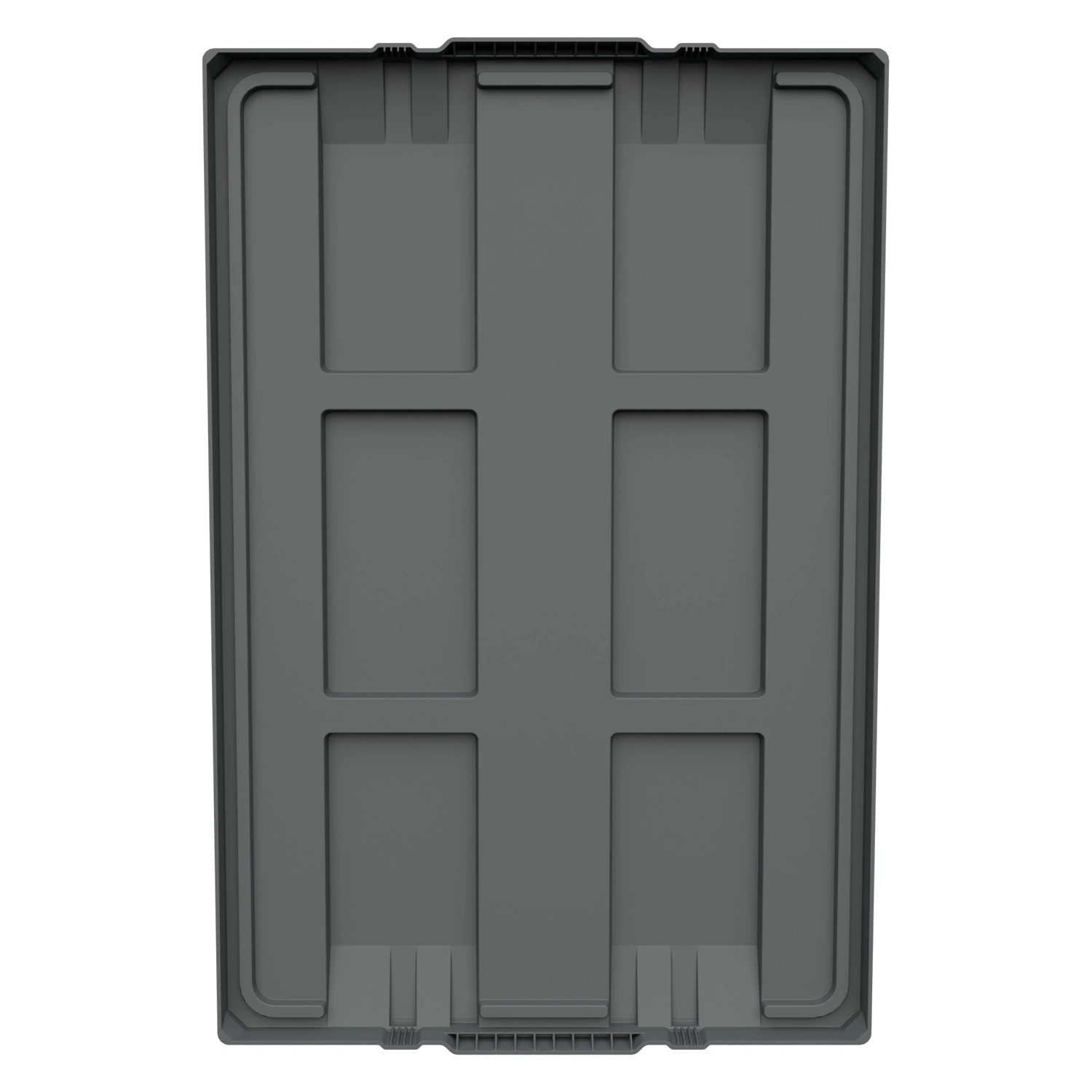 Крышка разборного контейнера Polybox 1200х800х50 мм iPlast серая 