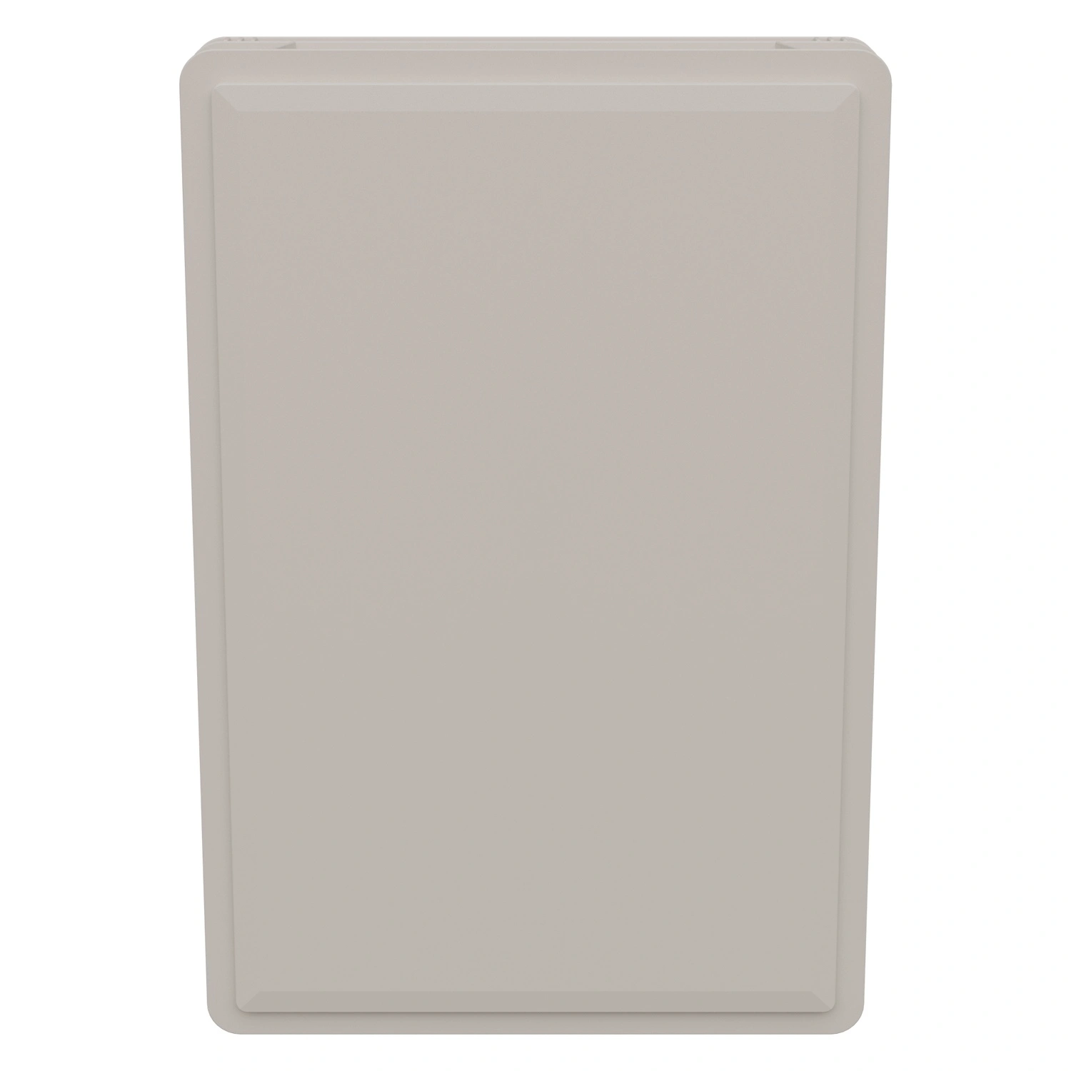 Пищевой ящик универсальный 600х400х75 мм iPlast белый со сплошными стенками и дном