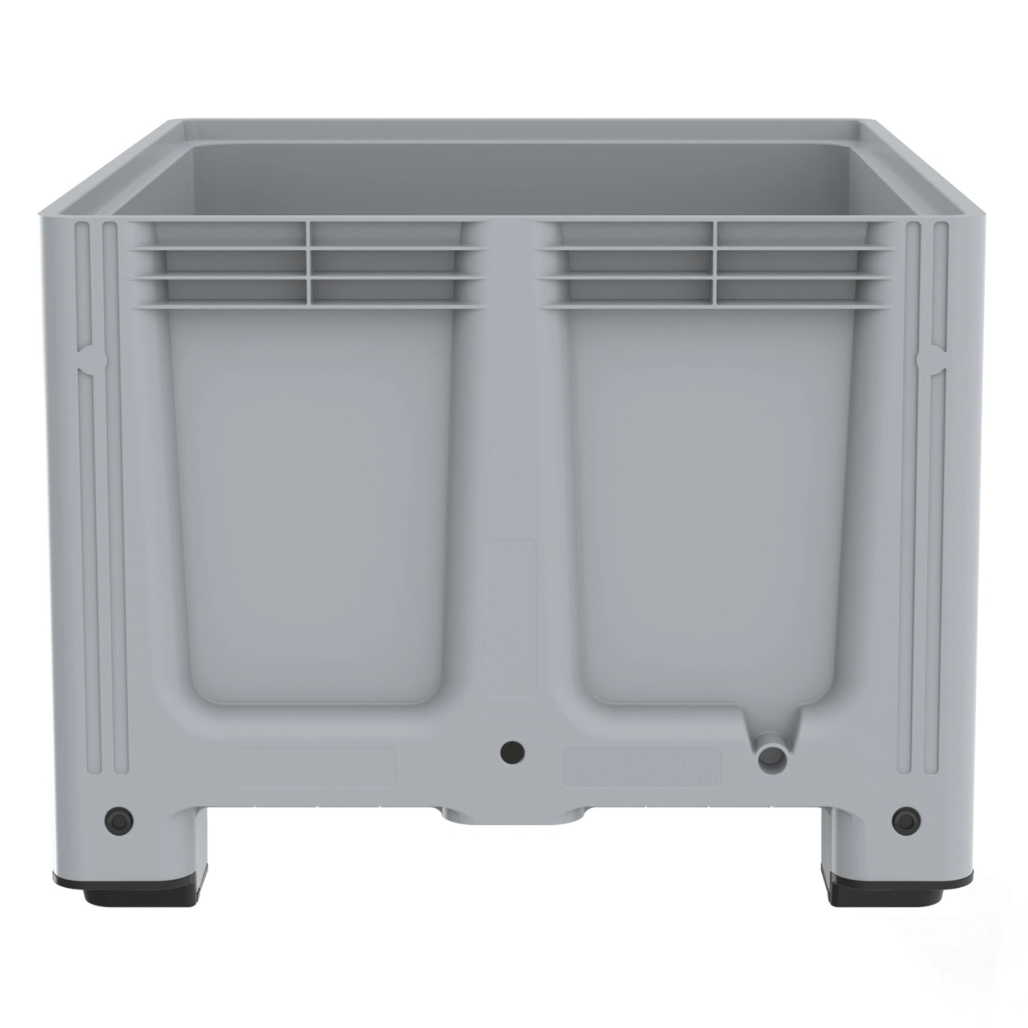 Большой контейнер 1200х1000х760 мм со сплошными стенками и дном на ножках