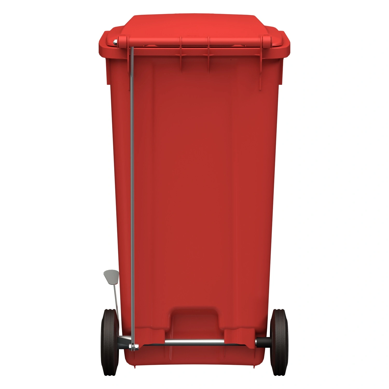 Мусорный контейнер 240 л iPlast красный 2-колёсный (д. 200 мм) с красной крышкой NEW (20.808) Мусорный контейнер 240 л iPlast красный 2-колёсный (д. 200 мм) с красной крышкой NEW (20.808)