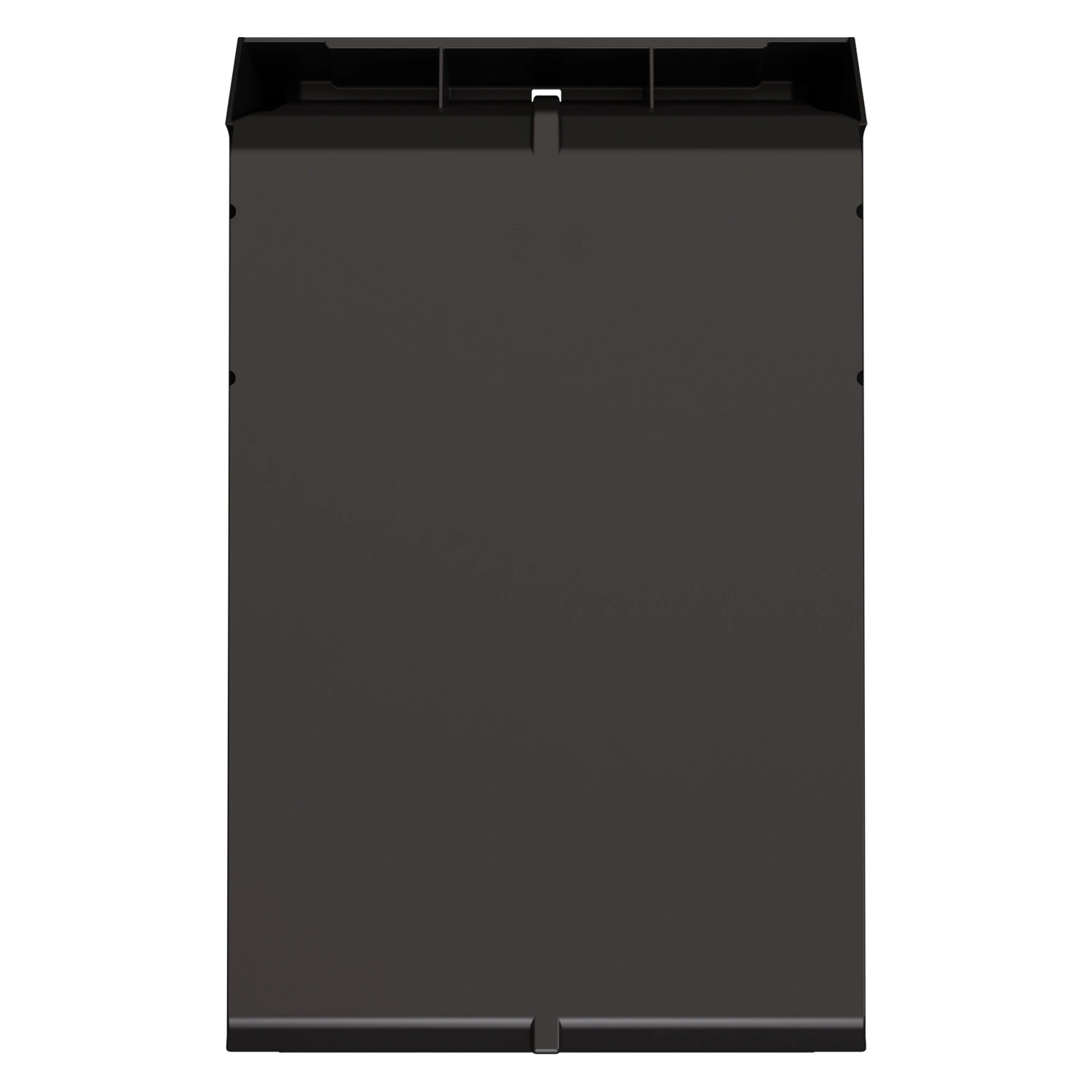 Складской лоток Logic Store 500х300х200 мм iPlast чёрный ЭКО с отверстиями для перегородок N2 (12.406.2)