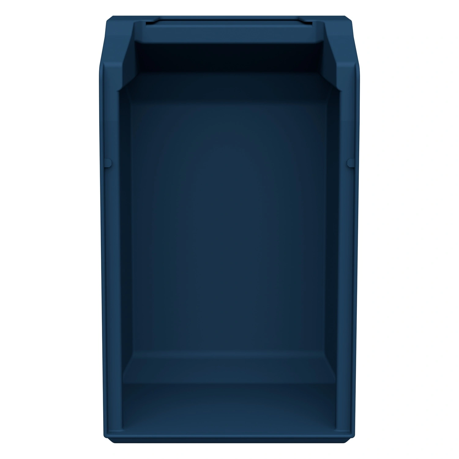 Складской лоток Logic Store 250х150х130 мм iPlast синий индиго с наклейкой 50х70 мм сбоку