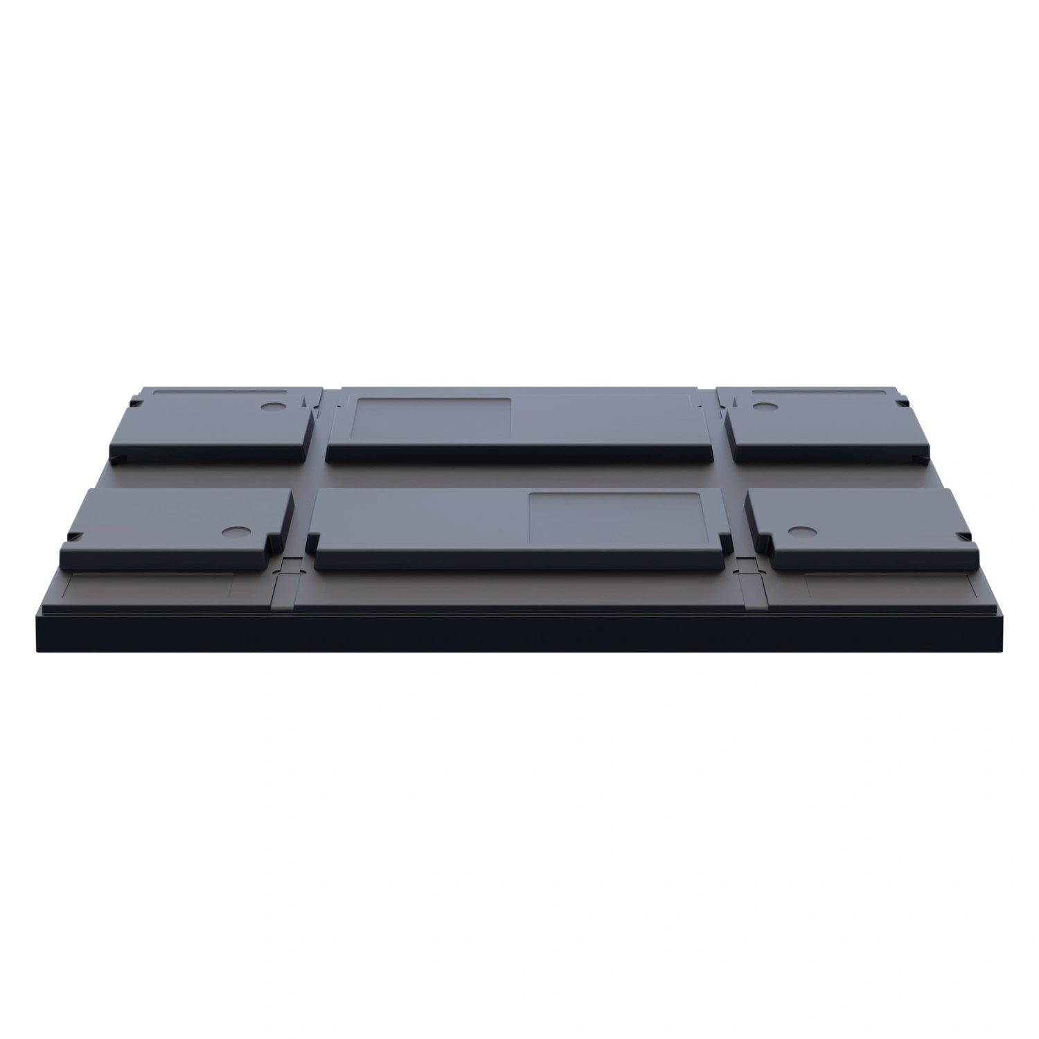 Крышка пластиковая BL 1200х800х50 мм iPlast чёрная N1 (05.016.1)