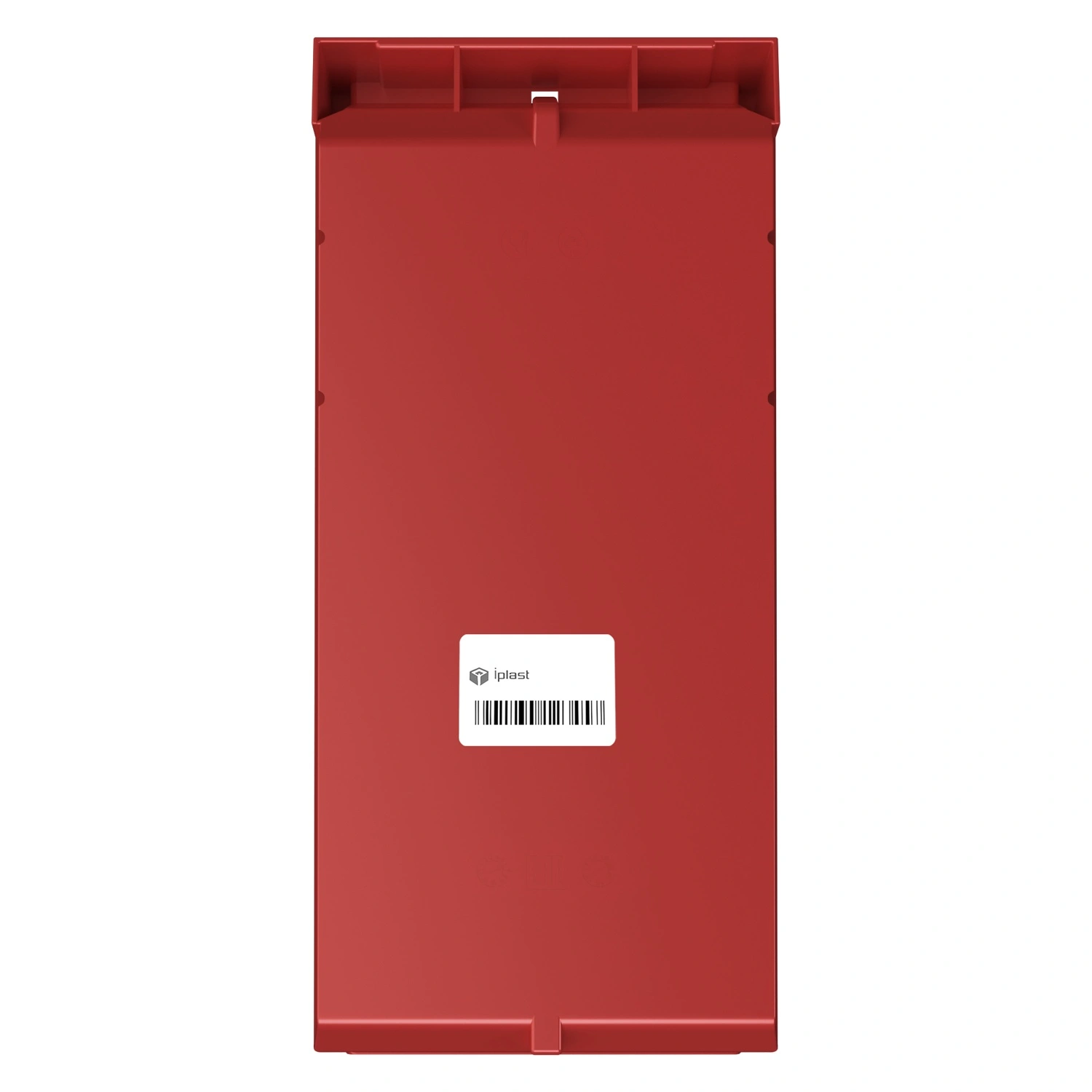 Складской лоток Logic Store 500х225х150 мм iPlast красный с отверстиями для перегородок и наклейкой сбоку Складской лоток Logic Store 500х225х150 мм iPlast красный с отверстиями для перегородок и наклейкой сбоку