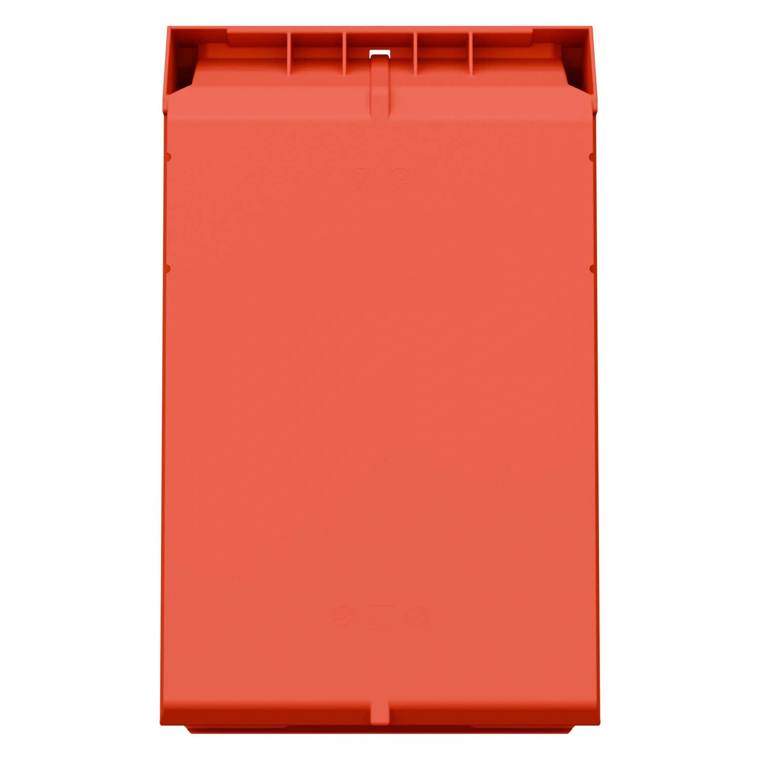 Складской лоток Logic Store 500х300х250 мм iPlast красный с отверстиями для перегородок N1 (12.407.1)