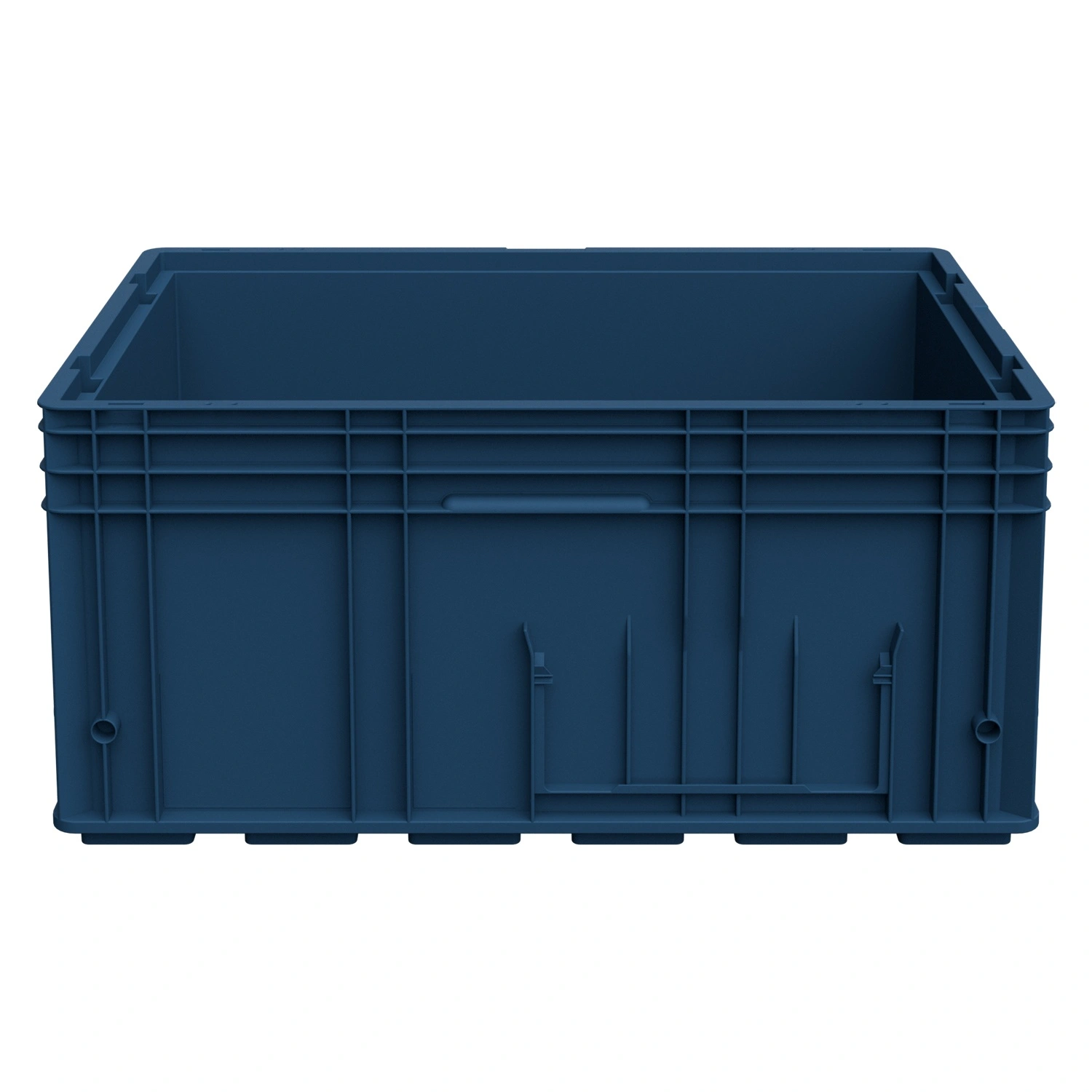 Ящик R-KLT 6429 594х396х280 мм iPlast голубой с усиленным дном