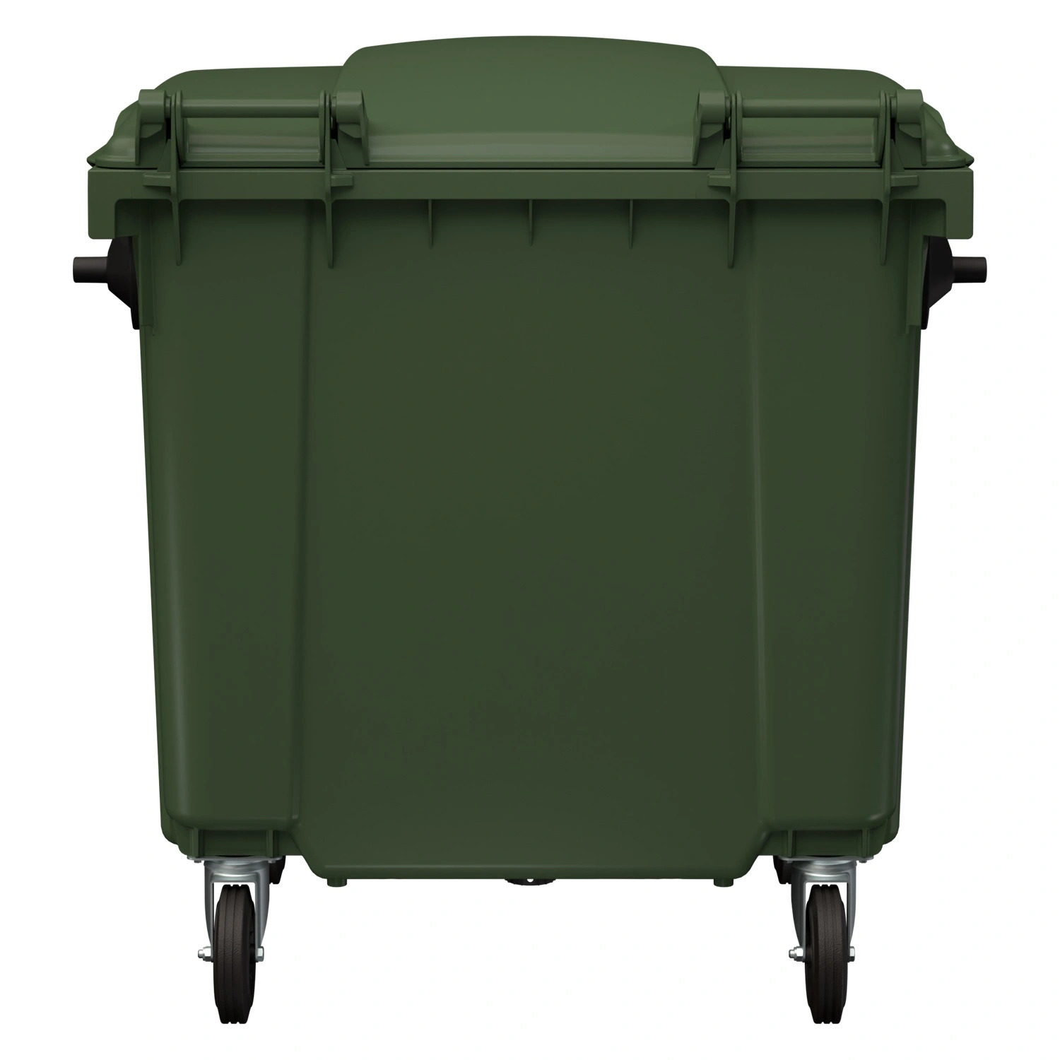 Мусорный контейнер 1100 л iPlast зелёный 4-колёсный с зелёной крышкой N2 (20.807.2) Мусорный контейнер 1100 л iPlast зелёный 4-колёсный с зелёной крышкой N2 (20.807.2)