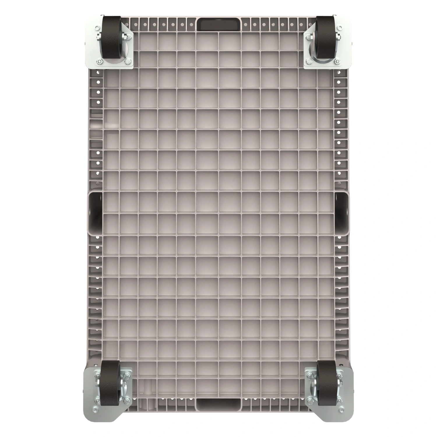 Большой контейнер 1200x800x920 мм iPlast iBOX светло-серый со сплошными стенками и дном, на колёсах Большой контейнер 1200x800x920 мм iPlast iBOX светло-серый со сплошными стенками и дном, на колёсах