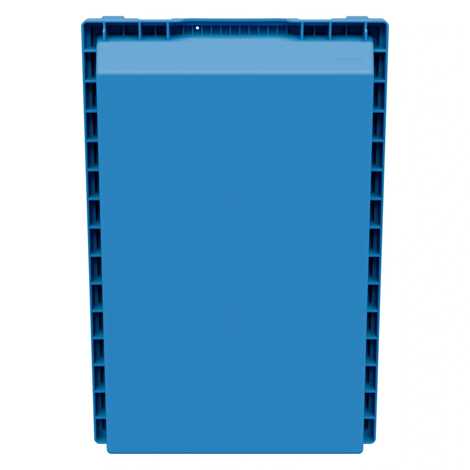 Вкладываемый контейнер INSTORE KV-6416 600x400x165 мм iPlast голубой со сплошным дном