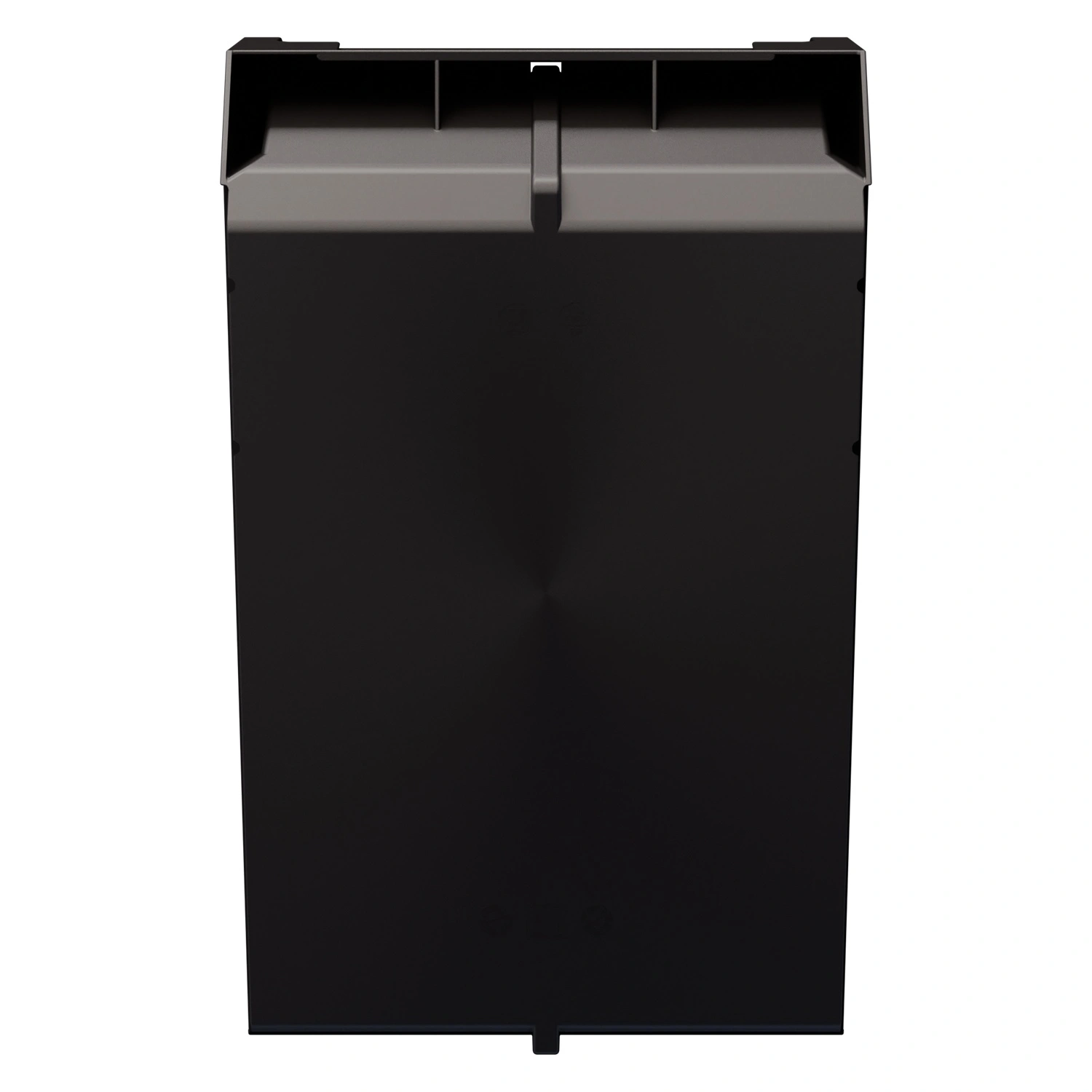 Складской лоток Logic Store 500х300х200 мм iPlast чёрный ЭКО с отверстиями для перегородок N2 (12.406.2)