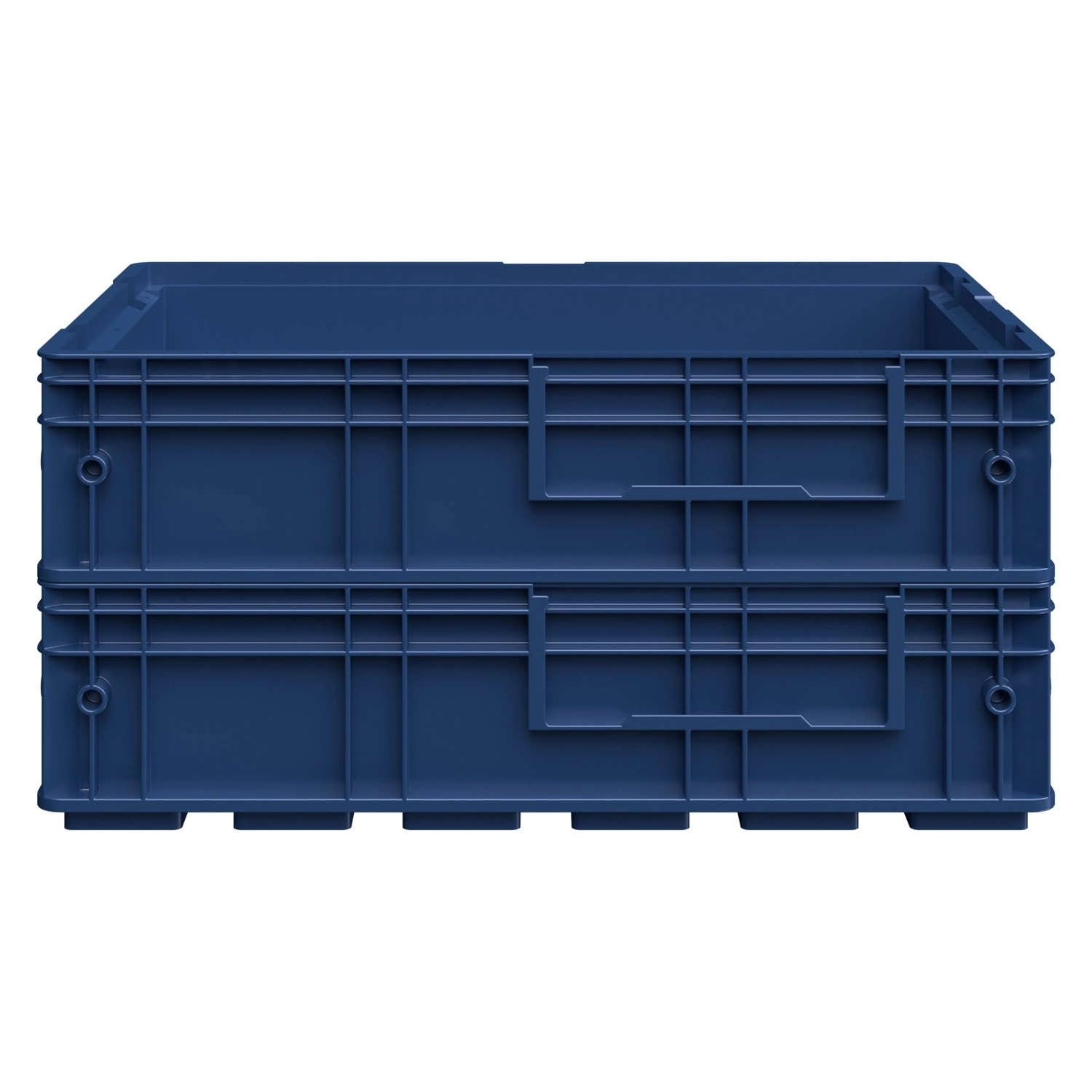 Ящик R-KLT 6415 594х396х147,5 мм iPlast синий индиго с усиленным дном Ящик R-KLT 6415 594х396х147,5 мм iPlast синий индиго с усиленным дном