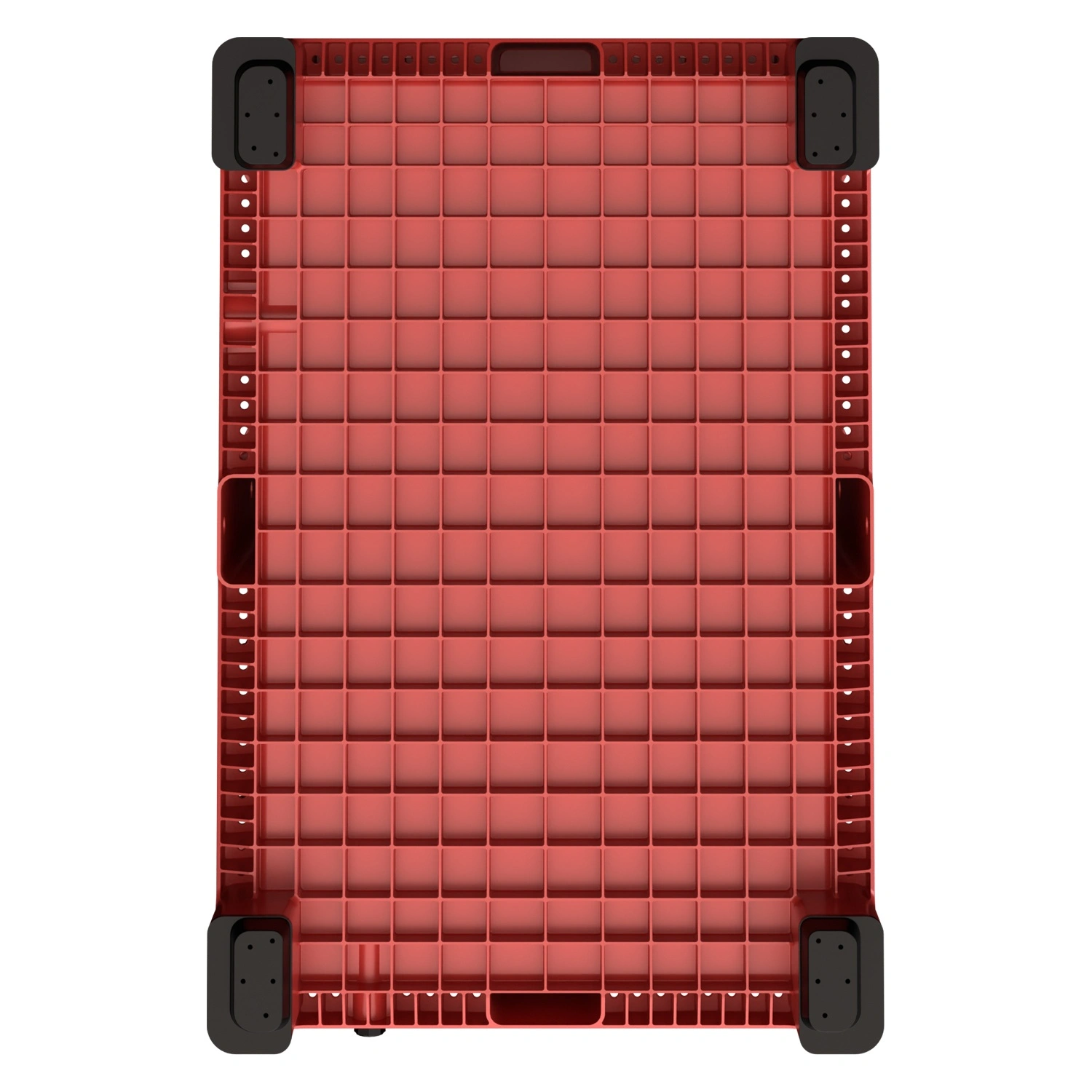 Большой контейнер 1200x800x800 мм iPlast iBOX красный со сплошными стенками и дном, на ножках Большой контейнер 1200x800x800 мм iPlast iBOX красный со сплошными стенками и дном, на ножках