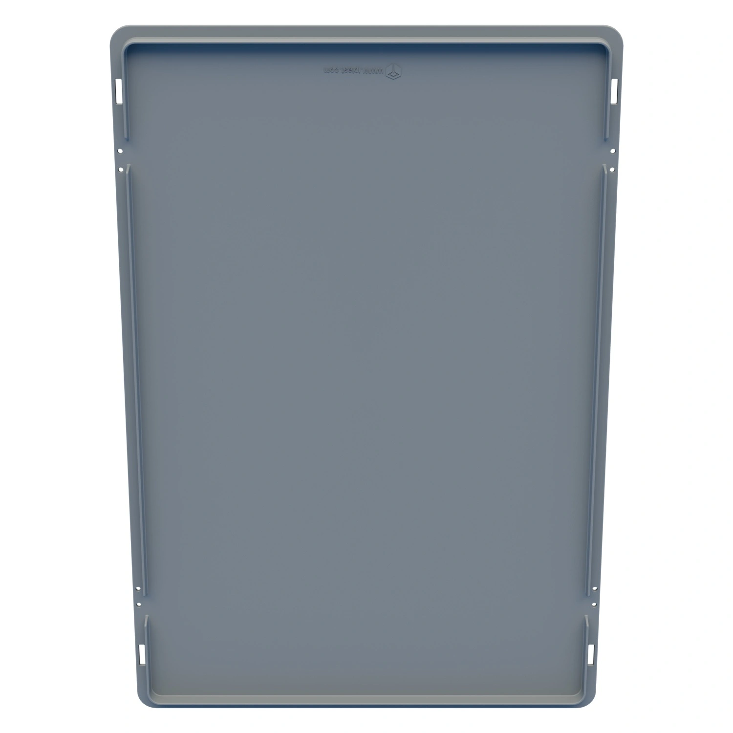 Крышка пластиковая 600х400 мм iPlast светло-серая для ящиков KLT-6415, 6429, 6147,6280 EC-6422, 6432, 6442