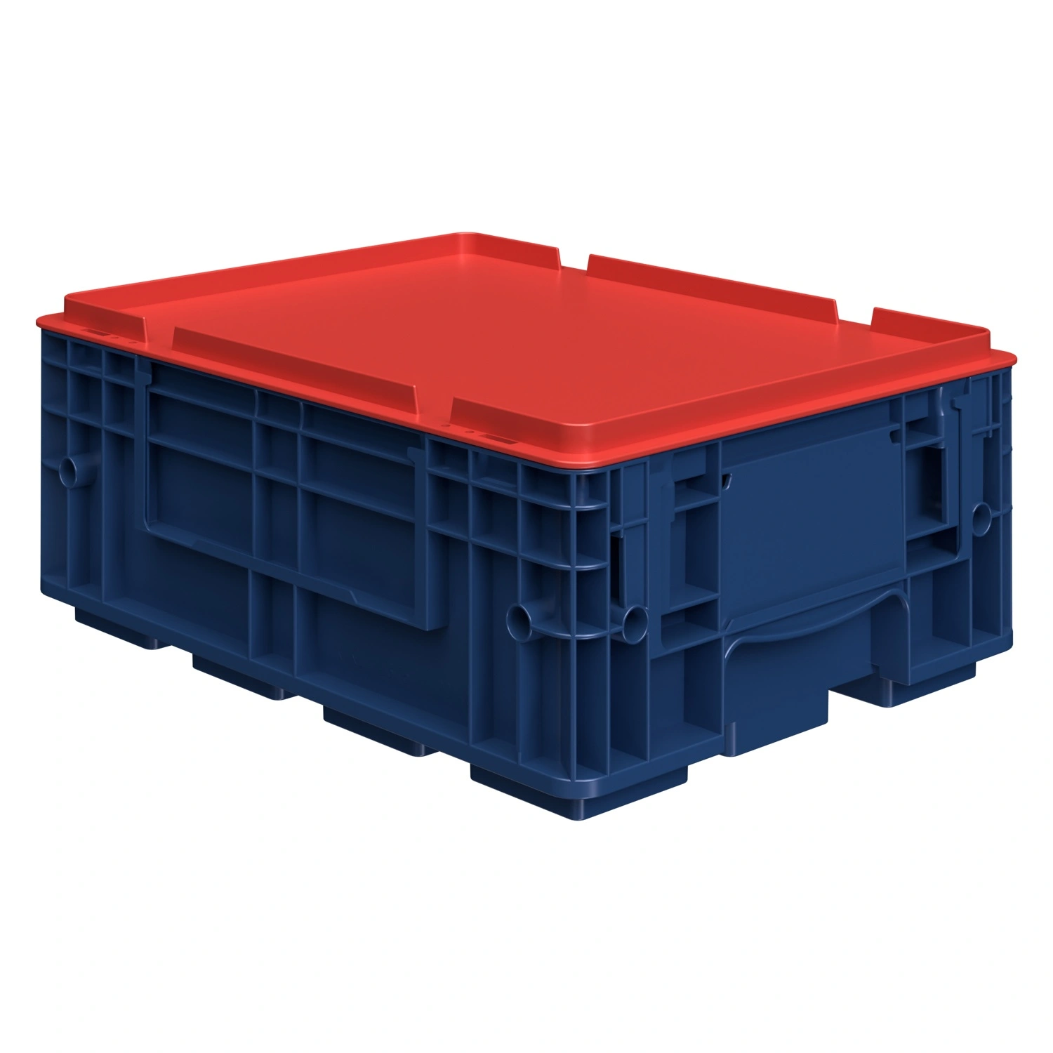 Ящик R-KLT 4315 396х297х147,5 мм iPlast синий индиго с усиленным дном N1 (12.502.1) Ящик R-KLT 4315 396х297х147,5 мм iPlast синий индиго с усиленным дном N1 (12.502.1)