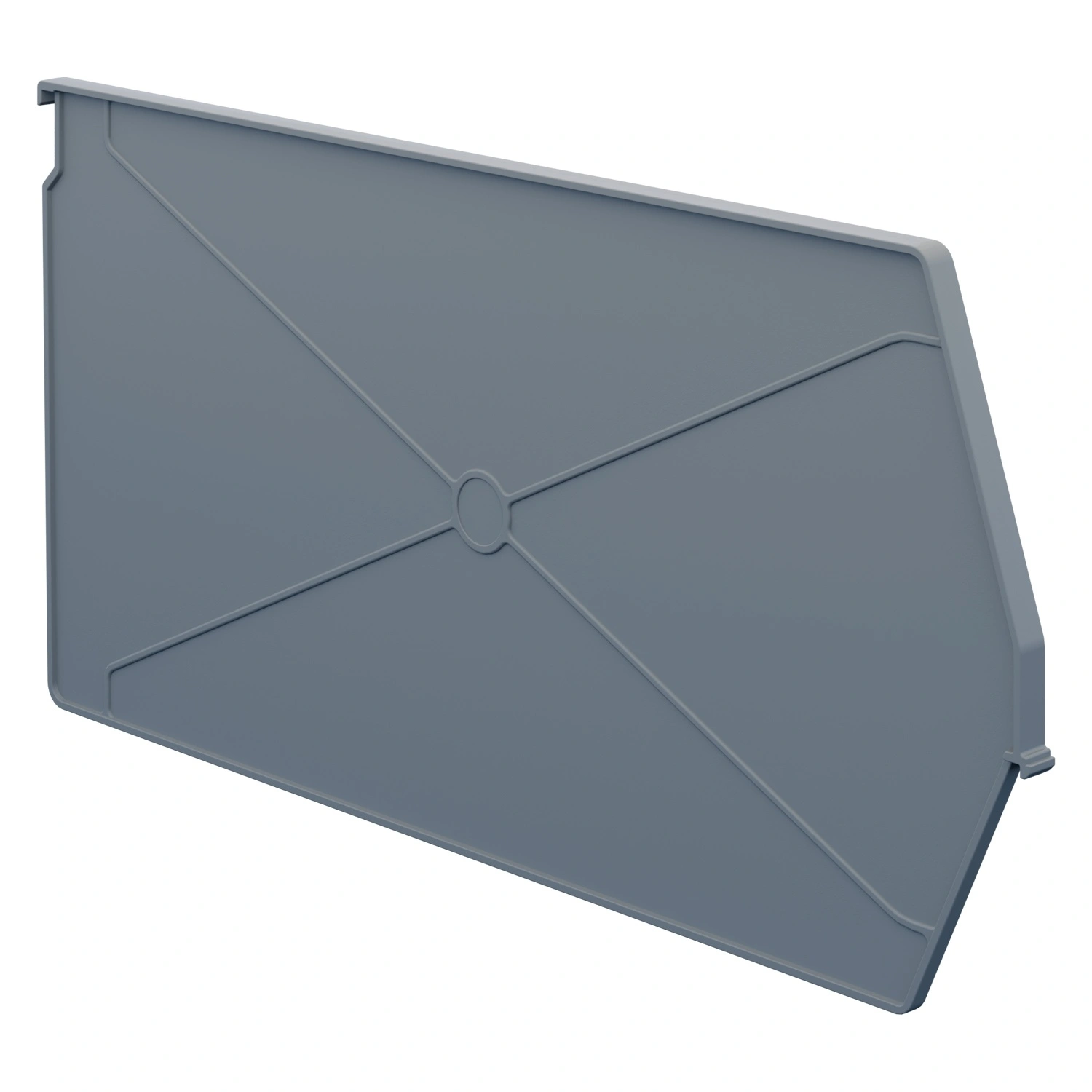 Разделительная перегородка продольная 481х239 мм iPlast светло-серая для складского лотка Logic Store LS 12.407