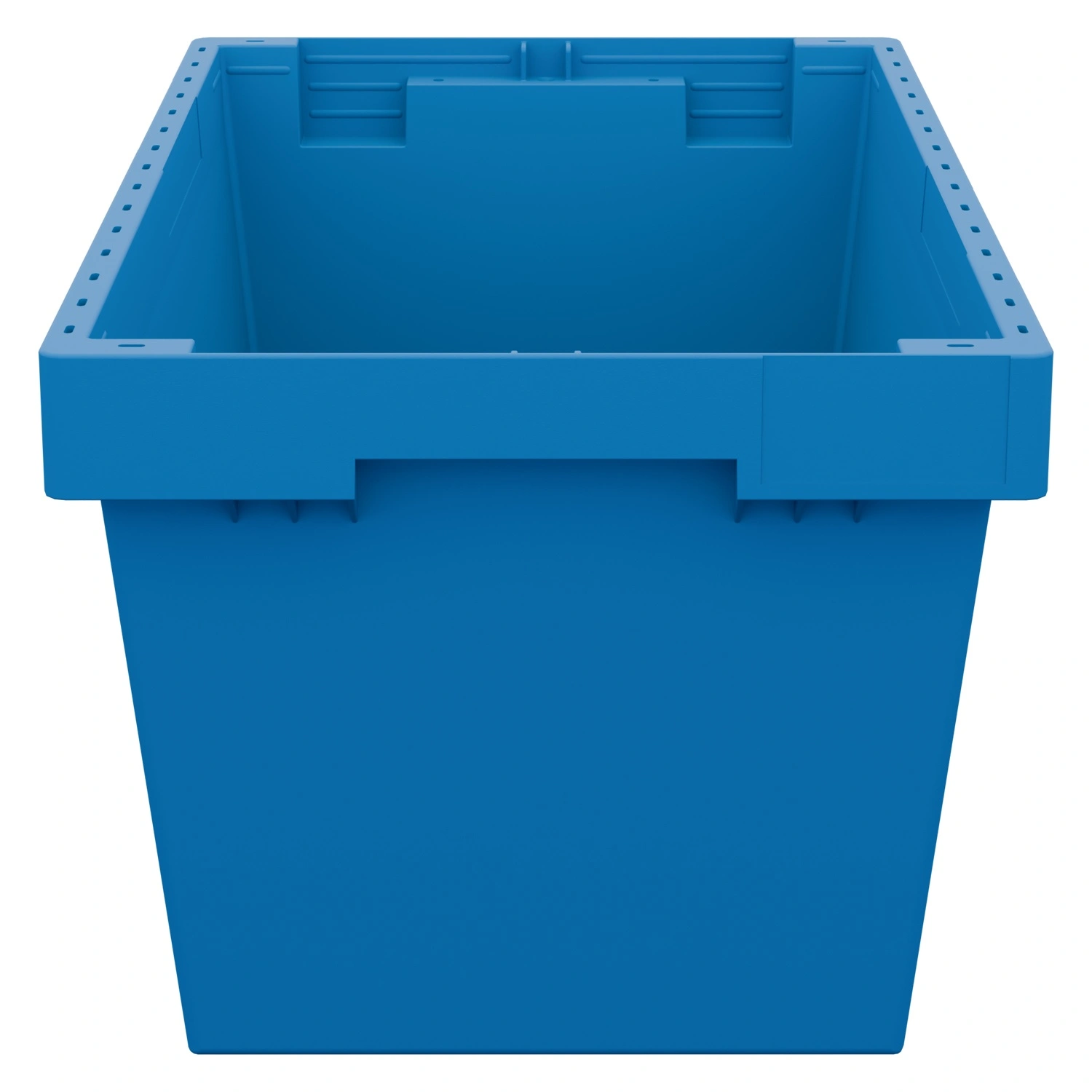 Вкладываемый контейнер INSTORE KV-5328 490x330x280 мм iPlast голубой со сплошным дном