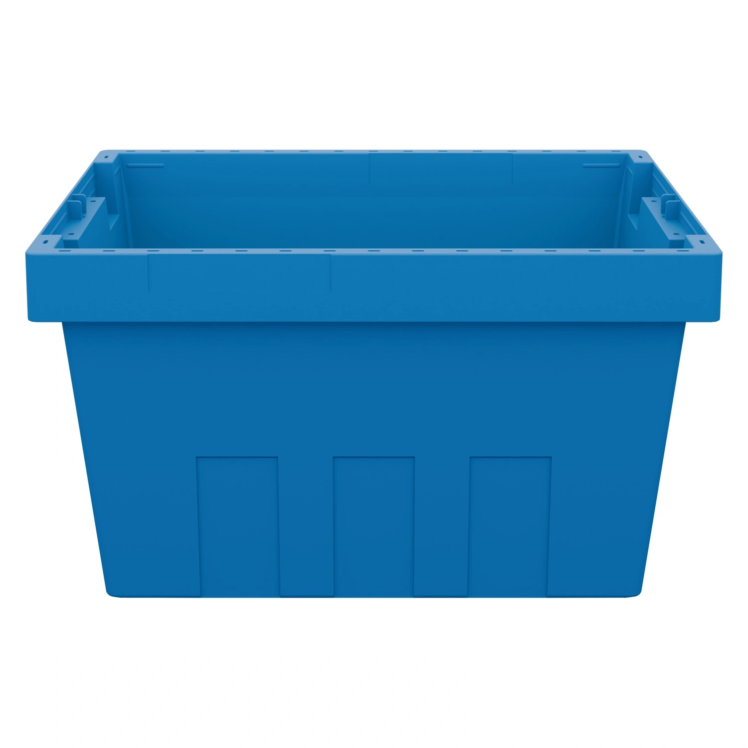 Вкладываемый контейнер INSTORE KV-5328 490x330x280 мм iPlast голубой со сплошным дном