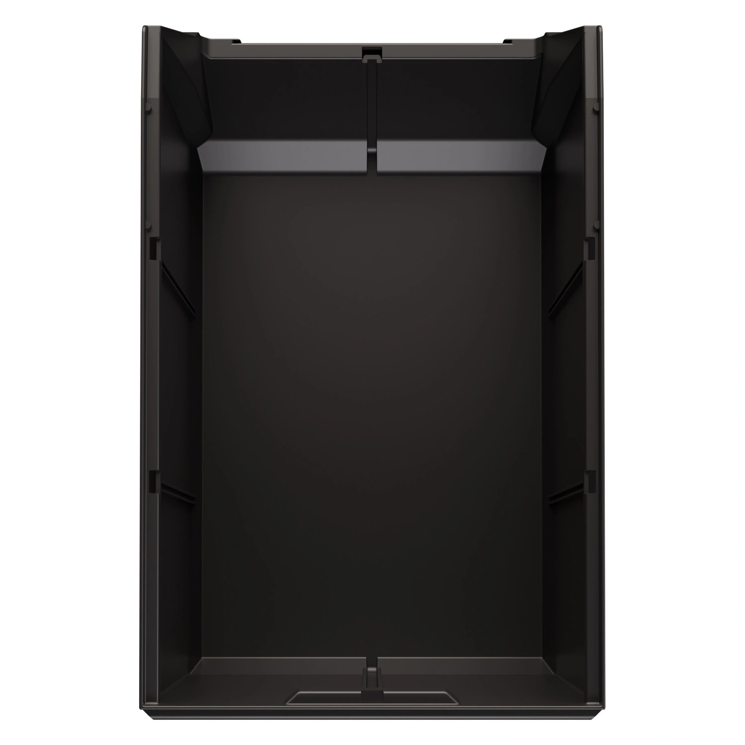 Складской лоток Logic Store 500х300х250 мм iPlast чёрный ЭКО с отверстиями для перегородок N2 (12.407.2)