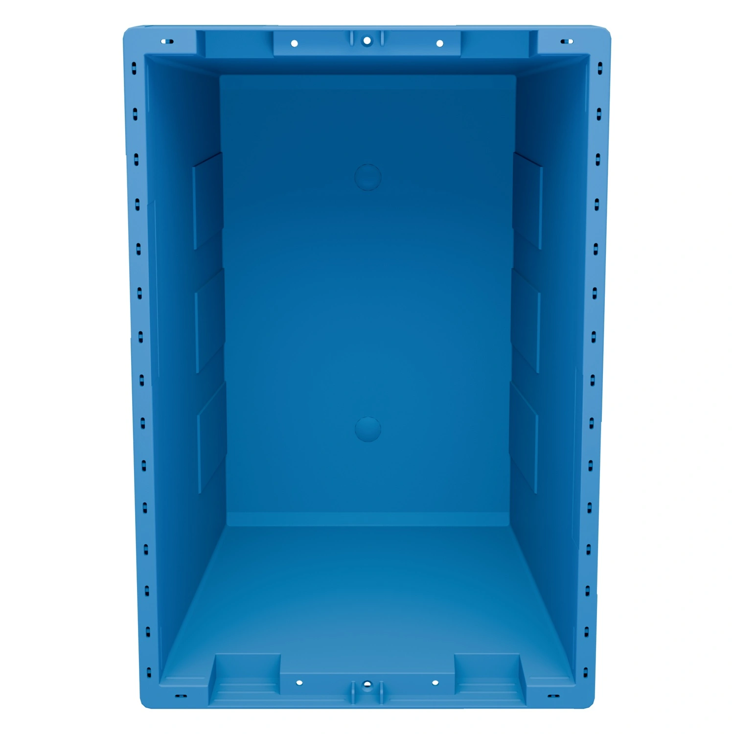 Вкладываемый контейнер INSTORE KV-5328 490x330x280 мм iPlast голубой со сплошным дном