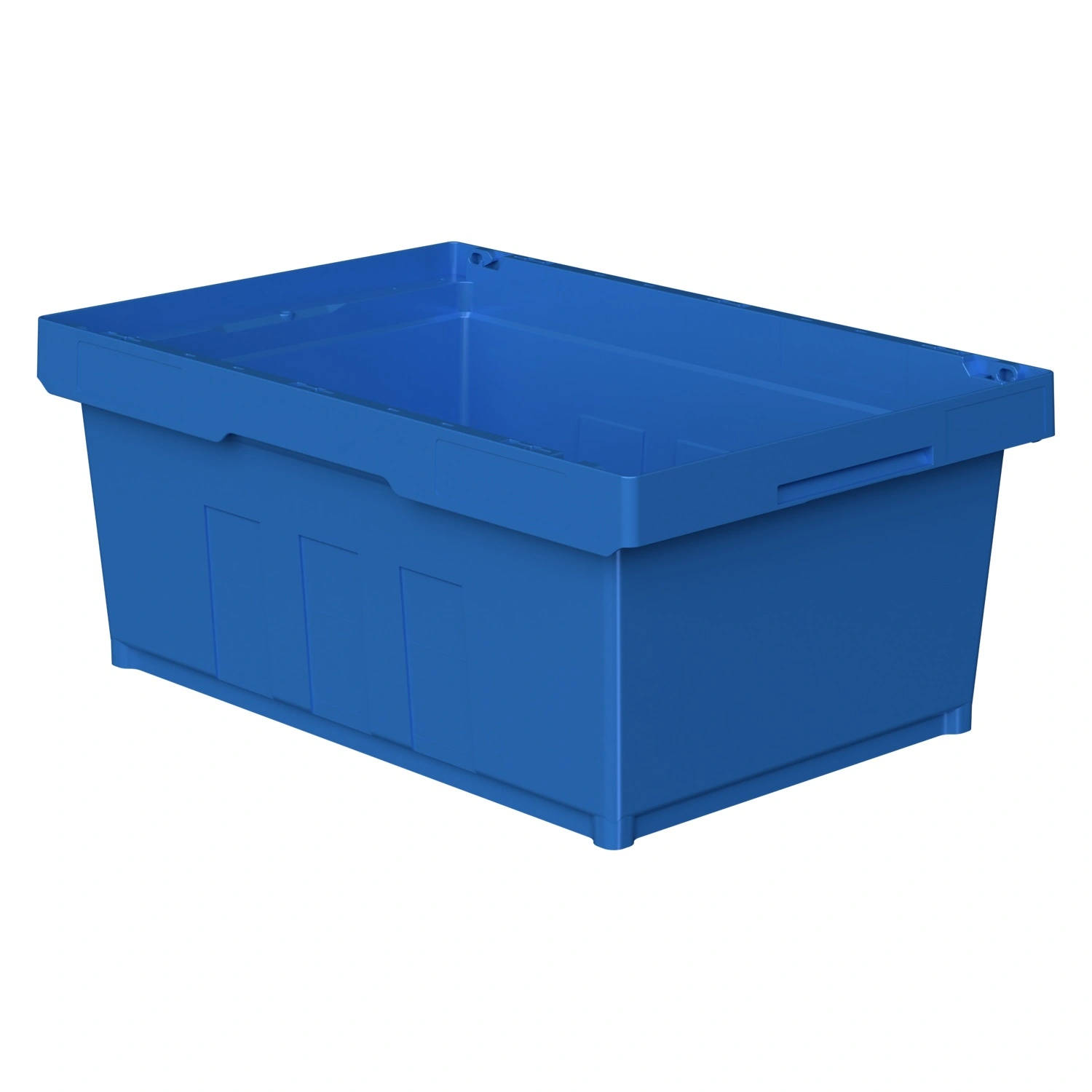 Вкладываемый контейнер INSTORE KVR-6422 600x400x235 мм iPlast голубой с усиленным дном