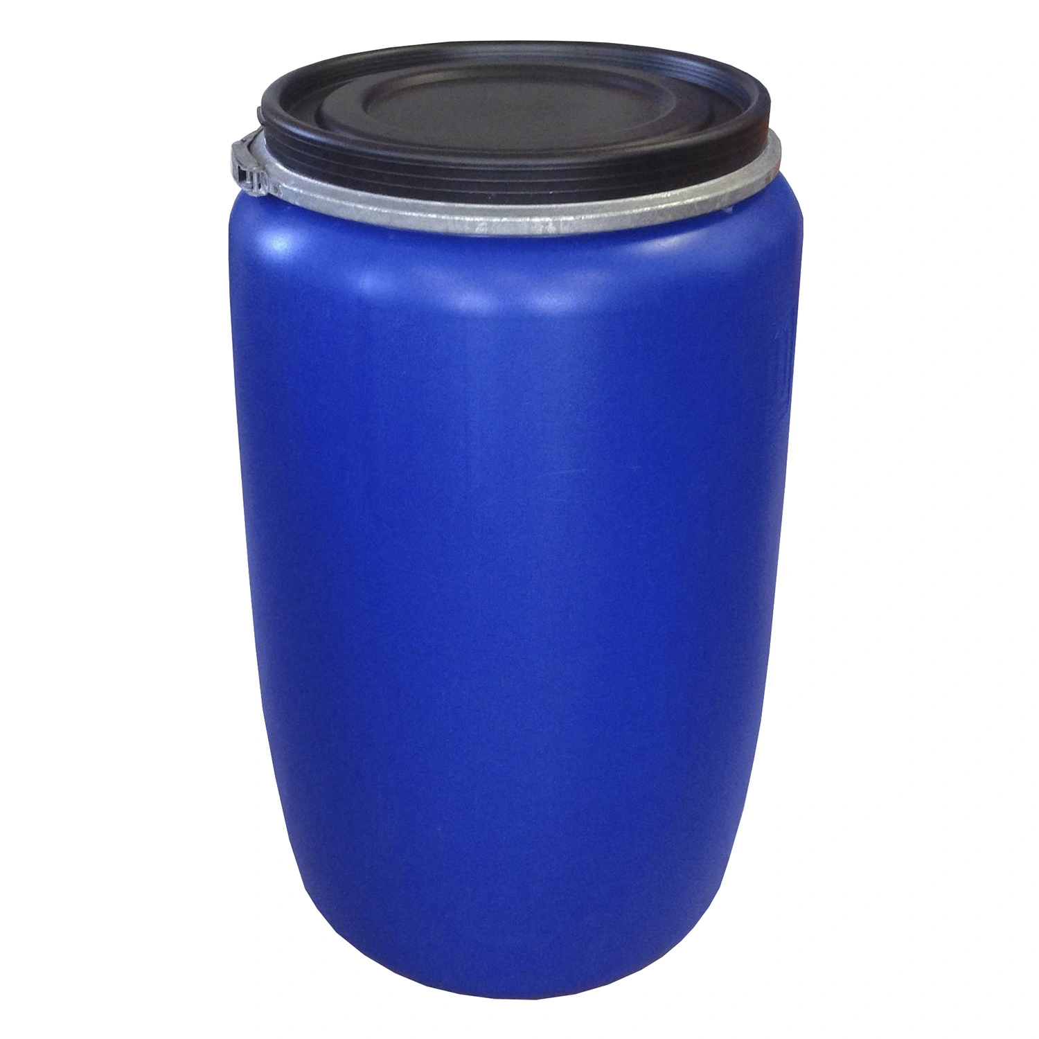 Пластиковая бочка CT 127 л синяя с металлическим обручем