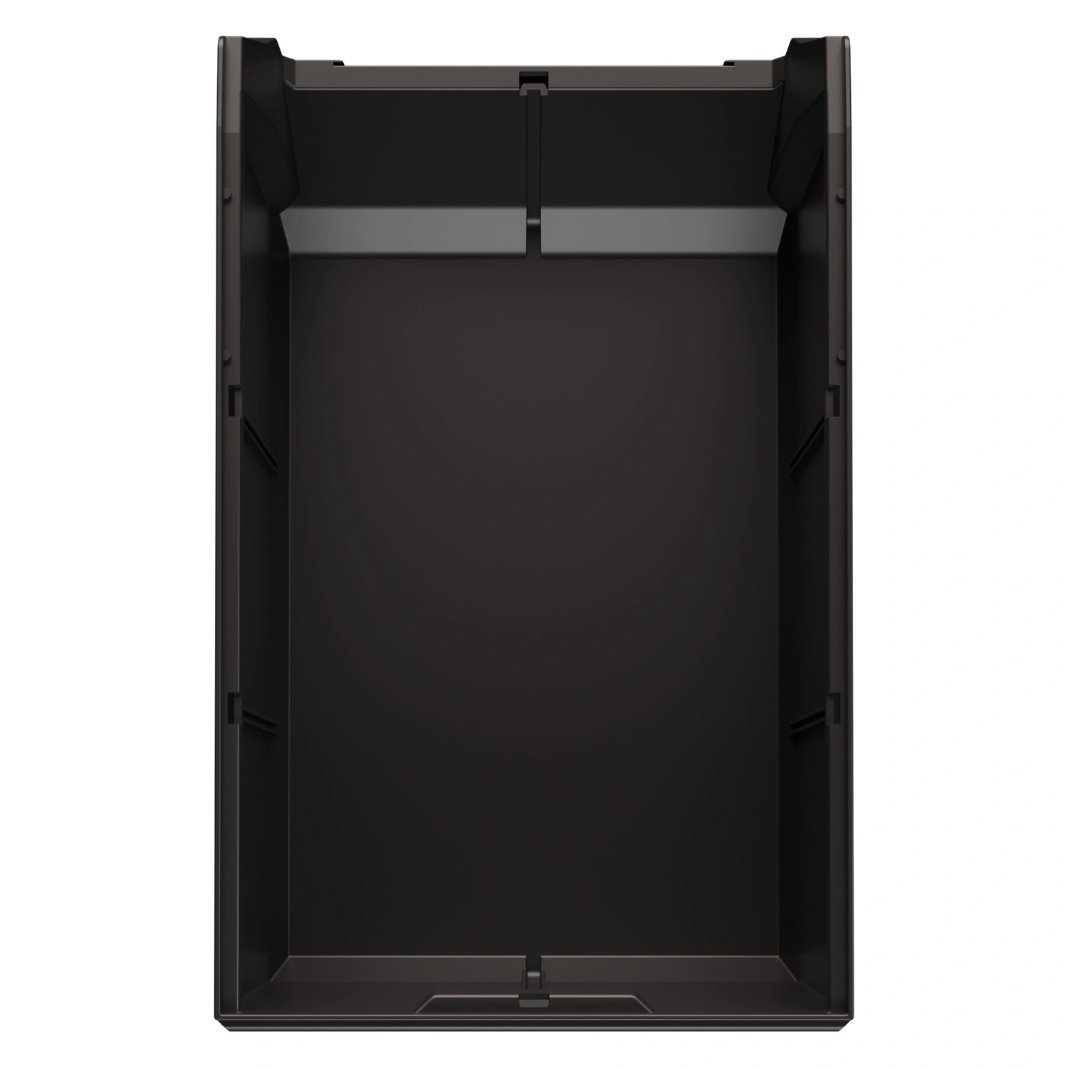 Складской лоток Logic Store 500х300х200 мм iPlast чёрный ЭКО с отверстиями для перегородок N1 (12.406.1)