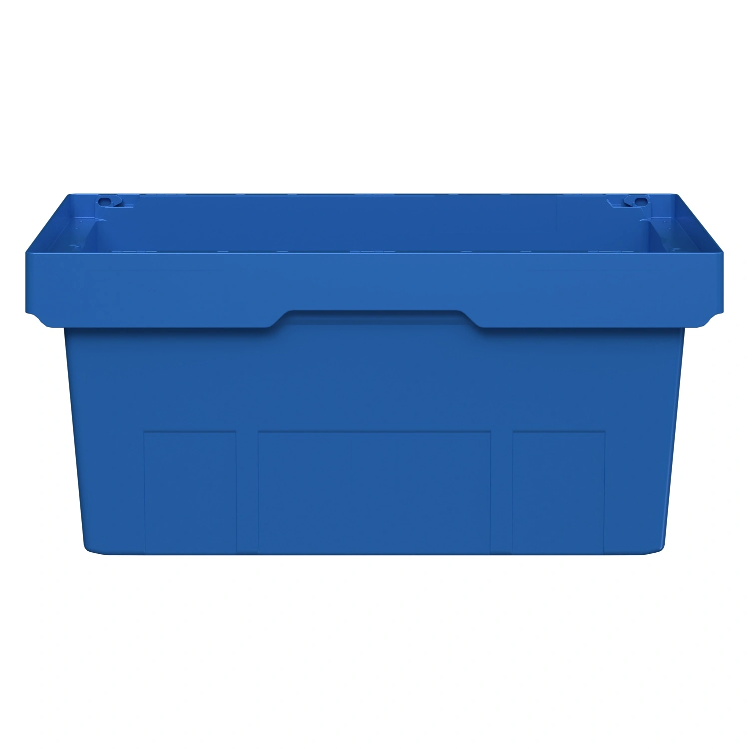 Вкладываемый контейнер INSTORE KV-6427 600x400x272 мм iPlast голубой со сплошным дном