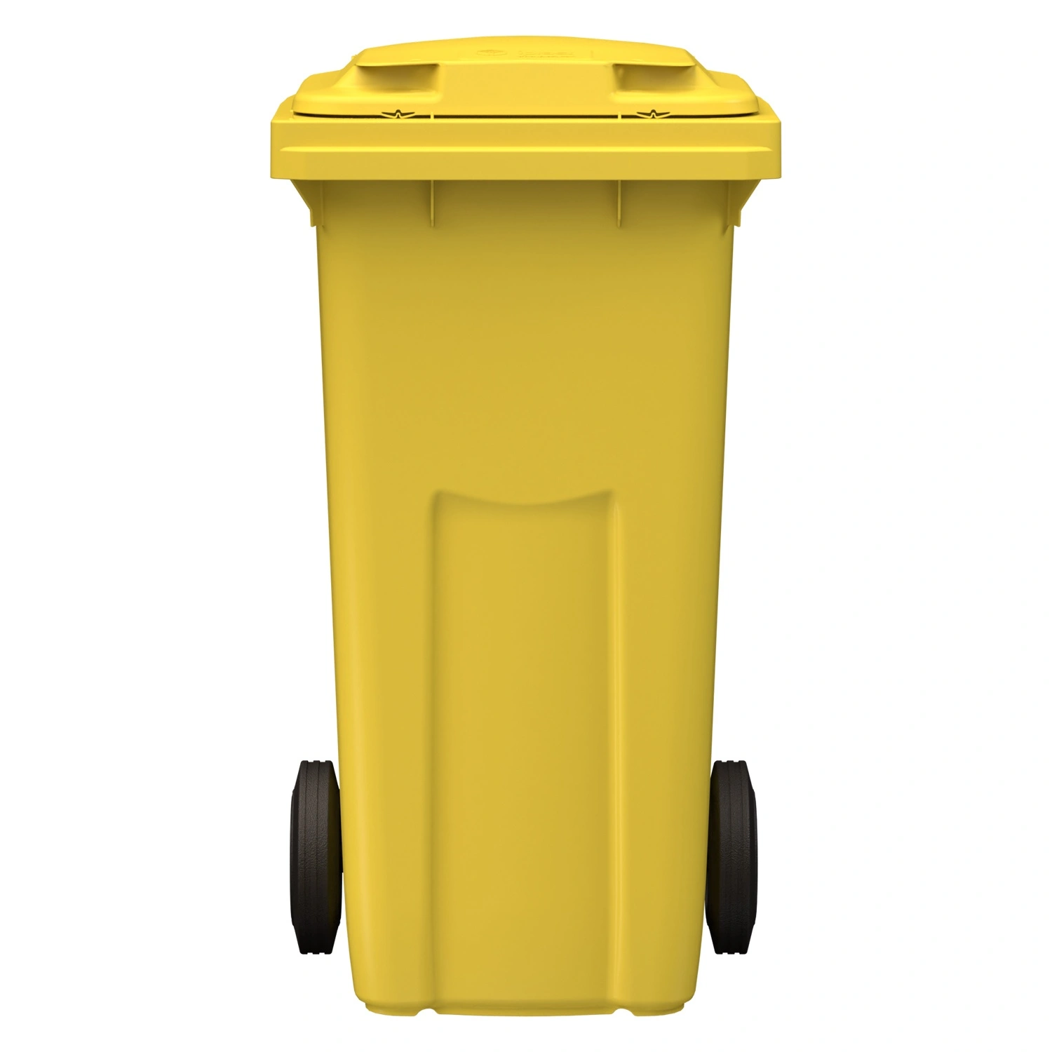 Мусорный контейнер 120 л iPlast жёлтый 2-колёсный (д. 200 мм) с жёлтой крышкой NEW (20.805) Мусорный контейнер 120 л iPlast жёлтый 2-колёсный (д. 200 мм) с жёлтой крышкой NEW (20.805)