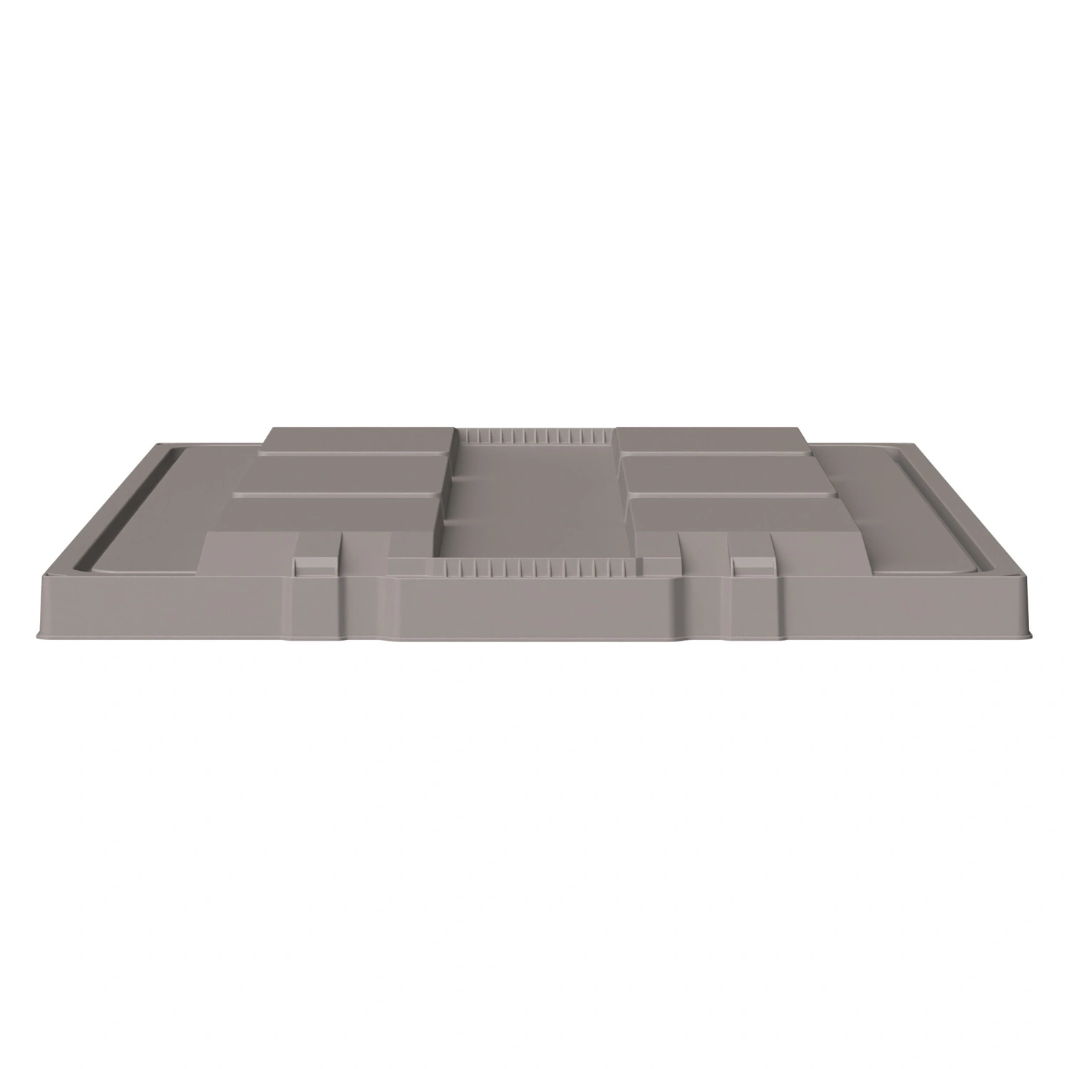 Крышка разборного контейнера Polybox 1200х800х50 мм iPlast серая 