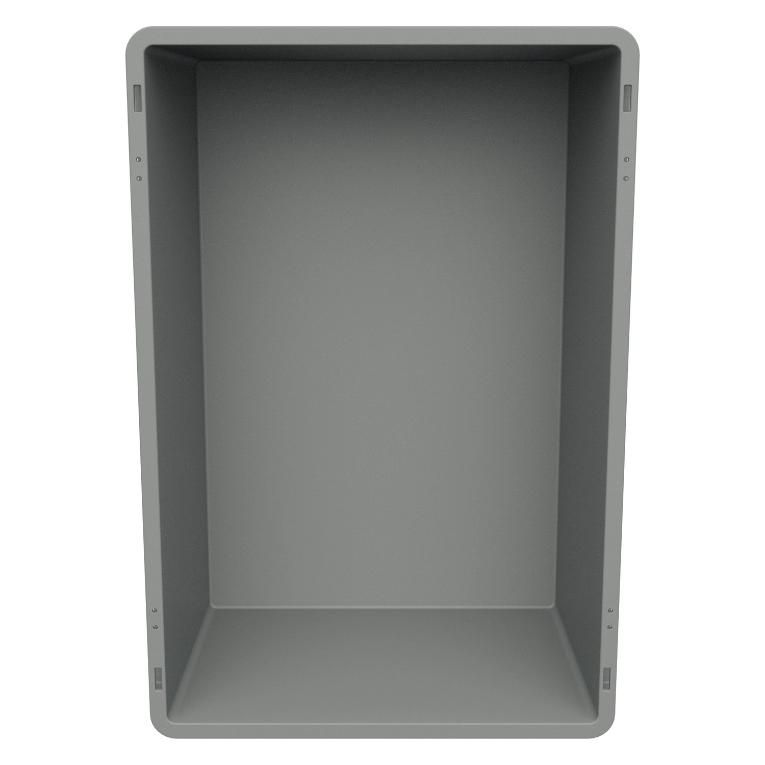 Евроконтейнер ЕС-6422.2 600х400х220 мм iPlast светло-серый со сплошным дном и закрытыми ручками