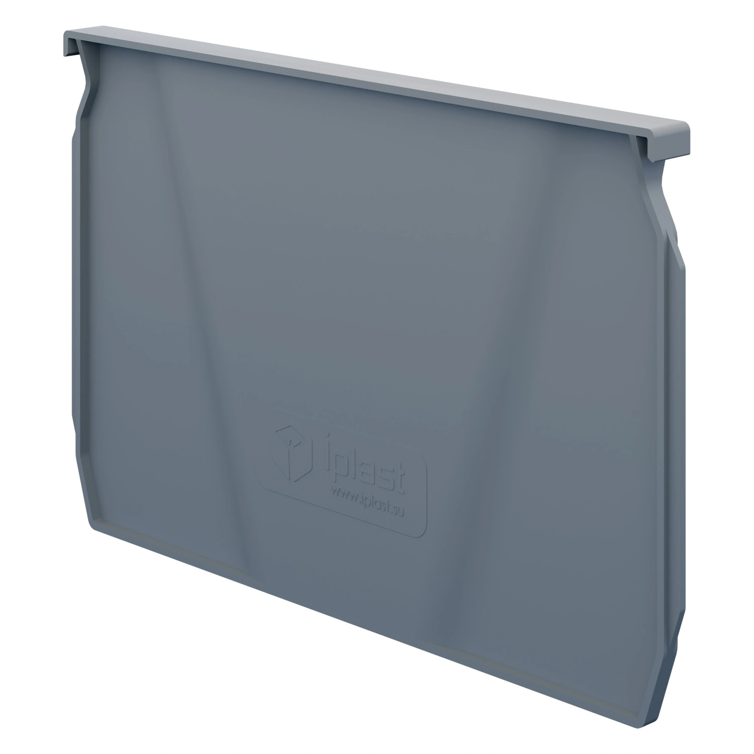 Разделительная перегородка поперечная 218х140 мм iPlast светло-серая для складских лотков LS 12.414, 12.405