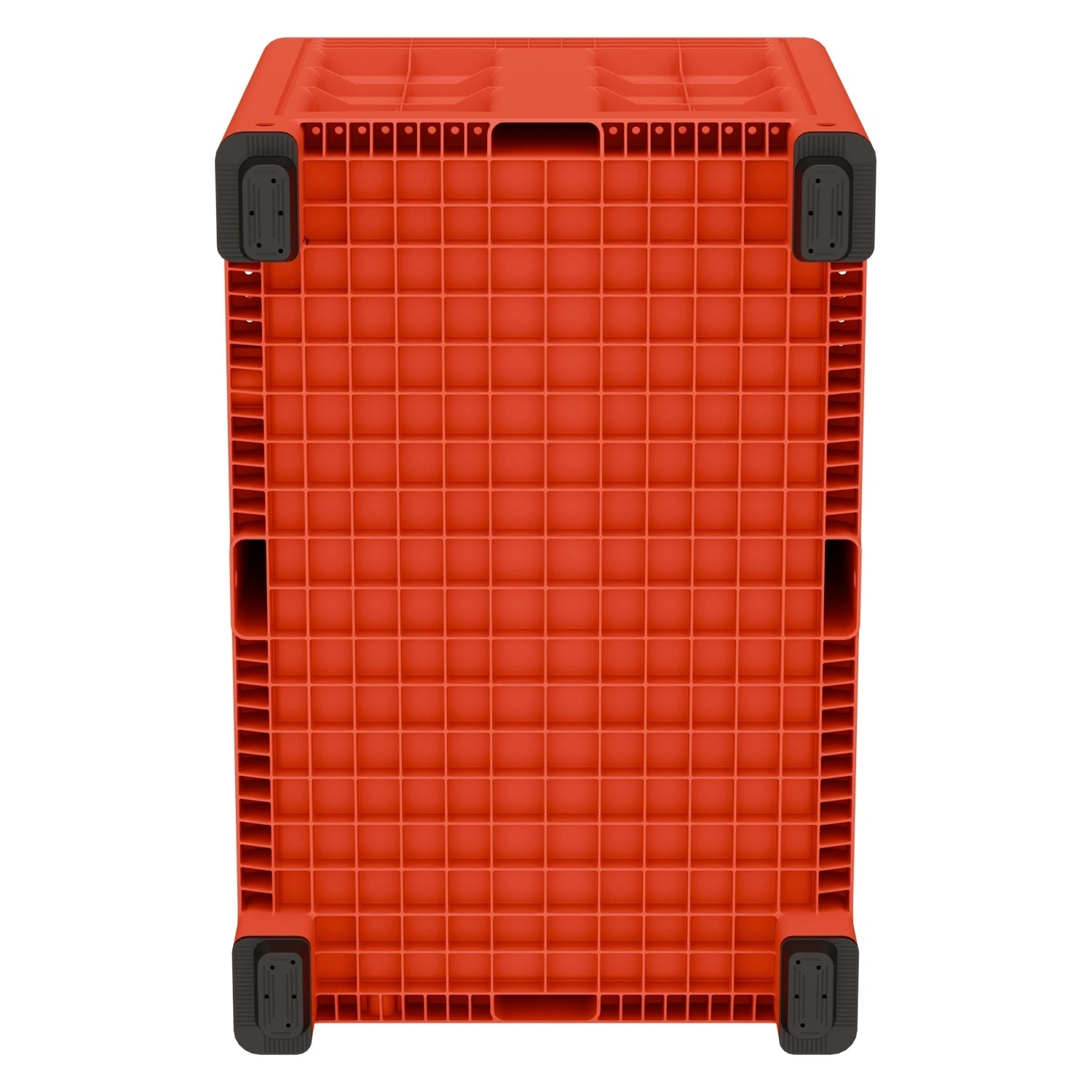 Большой контейнер 1200x800x800 мм iPlast iBOX красный со сплошными стенками и дном, на ножках