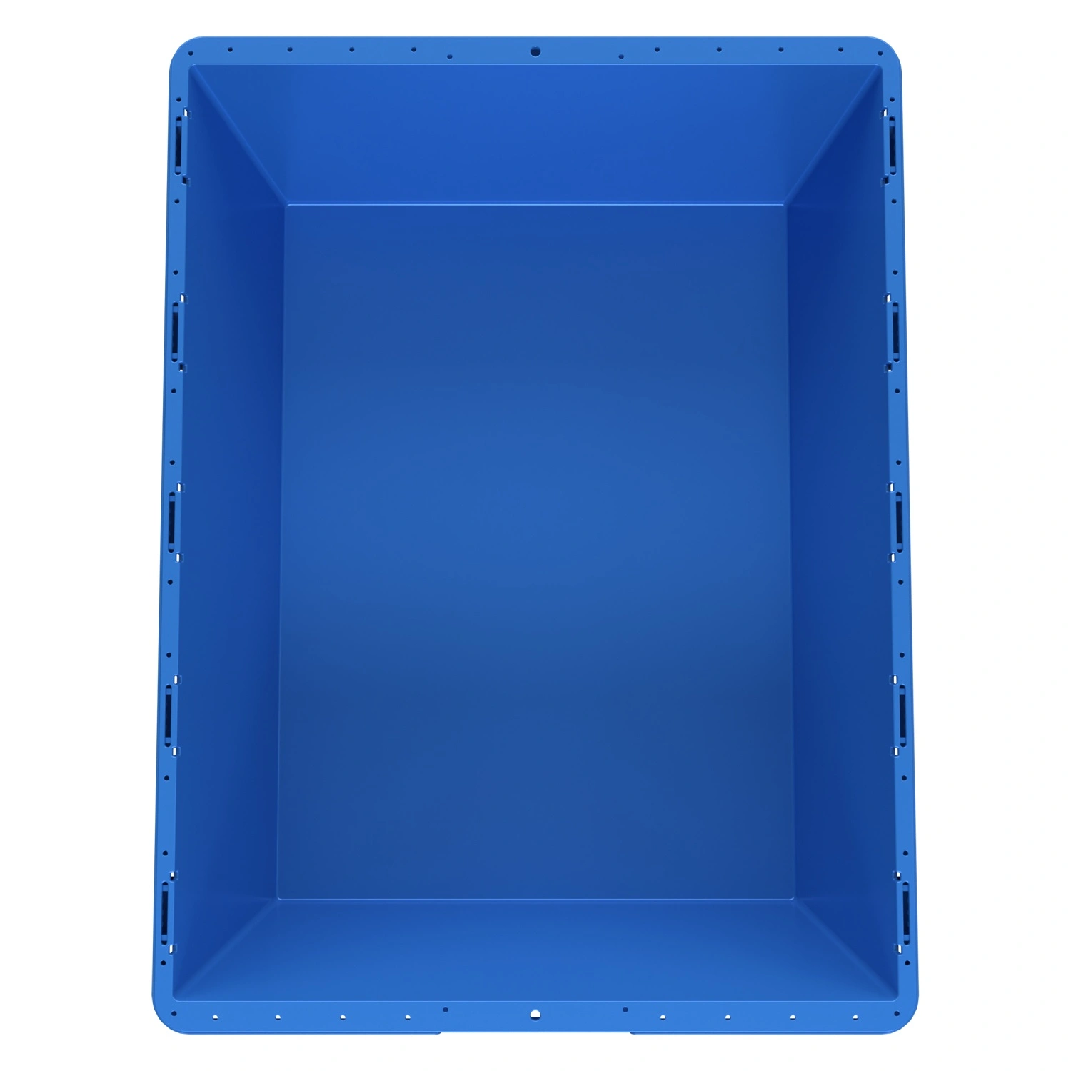 Вкладываемый контейнер INSTORE KVR-8634 800x600x340 мм iPlast голубой с усиленным дном