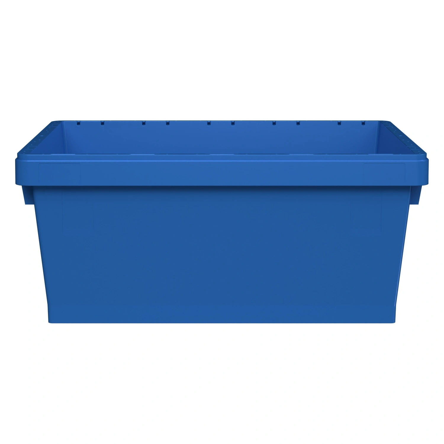 Вкладываемый контейнер INSTORE KVR-8634.1 800х600х340 мм iPlast голубой с усиленным дном и штабельным упором