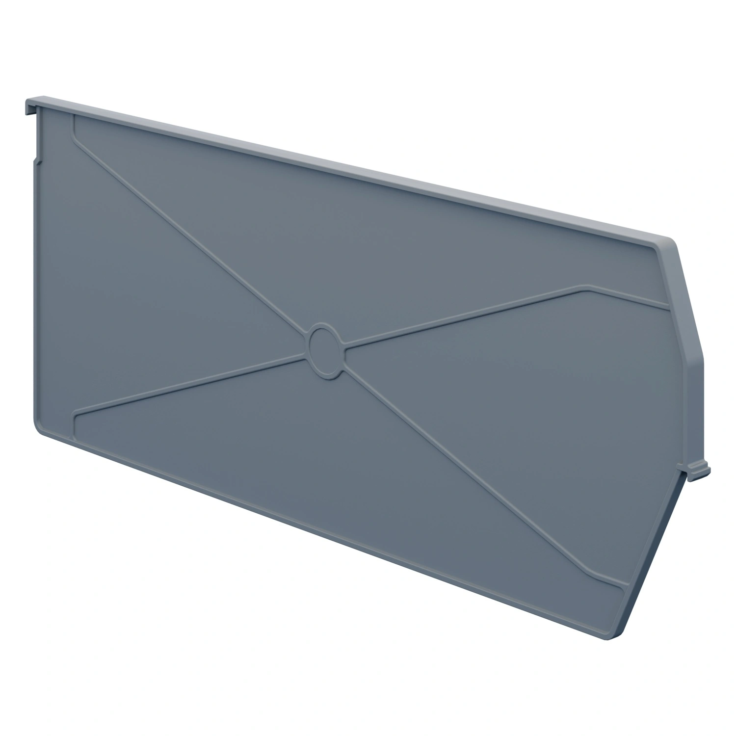 Разделительная перегородка продольная 481х189 мм iPlast светло-серая для складского лотка Logic Store LS 12.406
