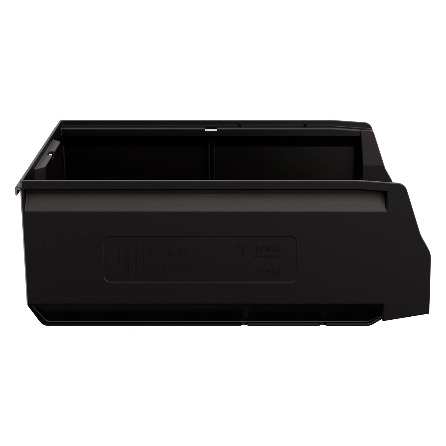 Складской лоток Logic Store 400x225x150 мм iPlast чёрный ЭКО