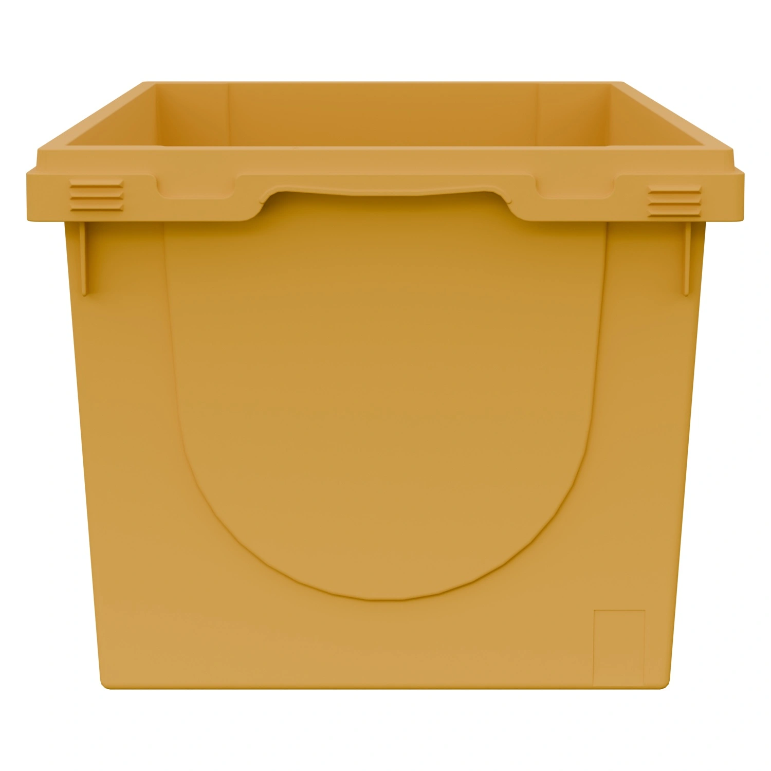 Вкладываемый контейнер INSTORE KV-6432 600x400x325 мм iPlast жёлтый с усиленным дном