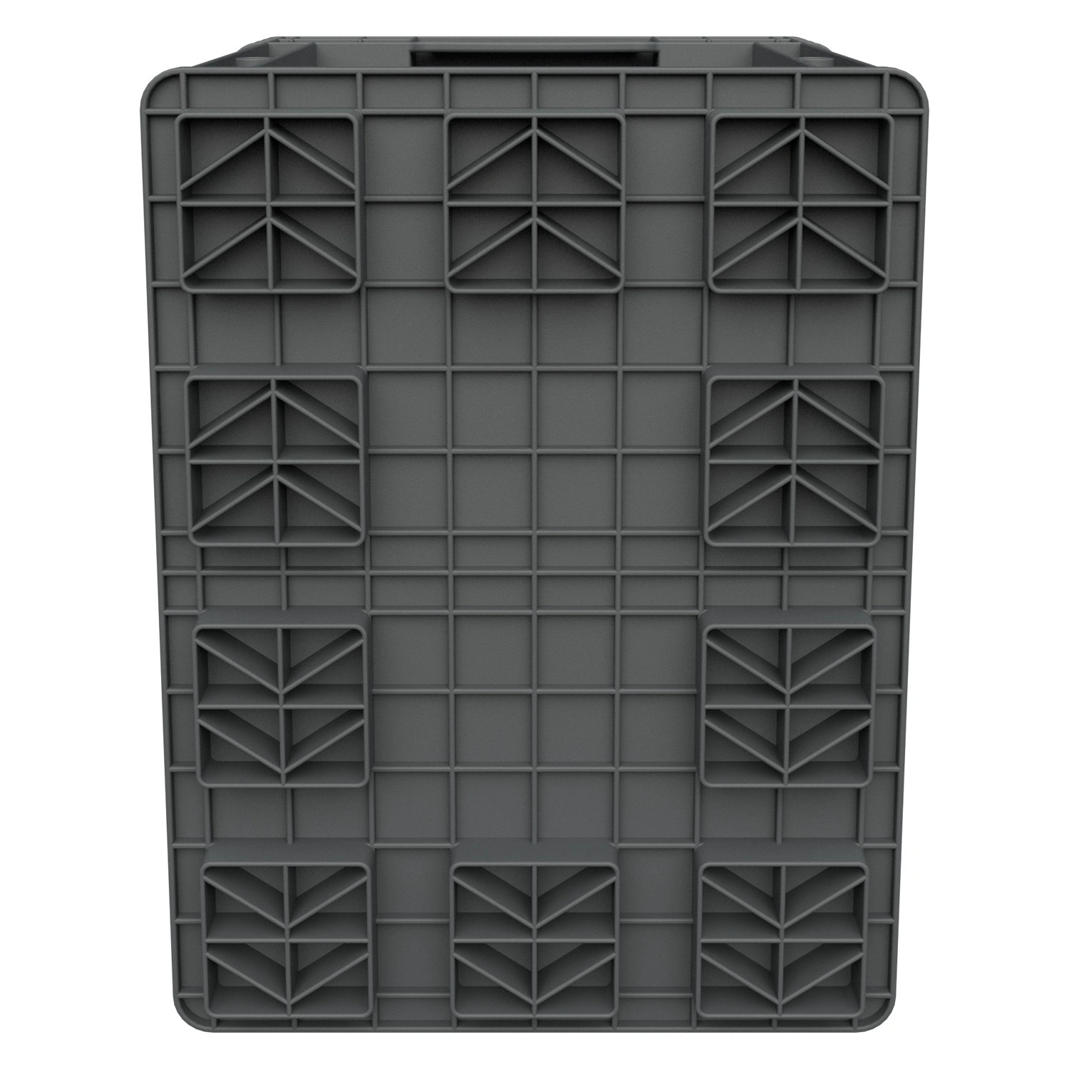 Ящик RL-KLT 4280 396х297х280 мм iPlast серый с дренажными отверстиями в дне