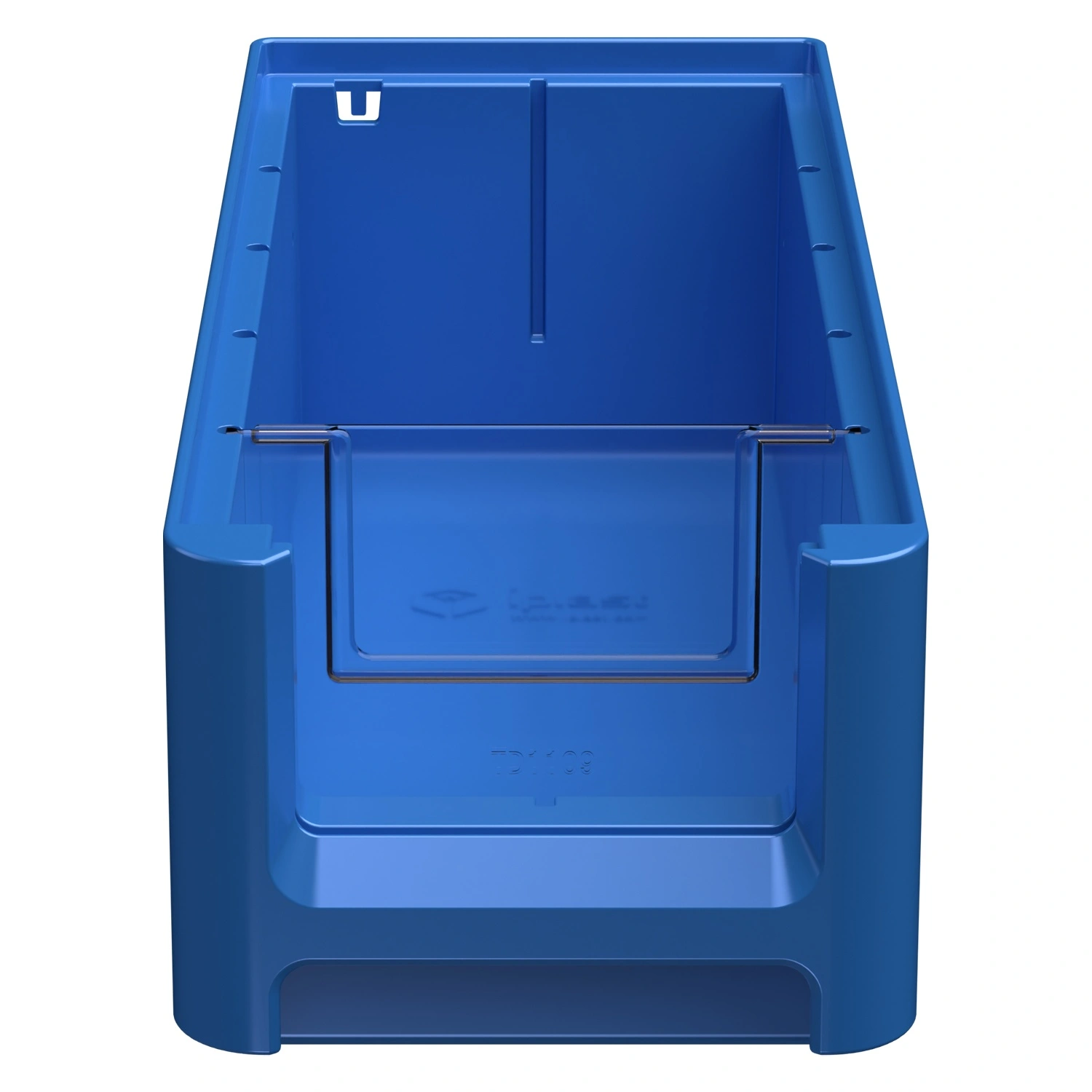 Полочный контейнер SK-3109 300х117х90 мм iPlast голубой с 1 поперечной перегородкой Полочный контейнер SK-3109 300х117х90 мм iPlast голубой с 1 поперечной перегородкой