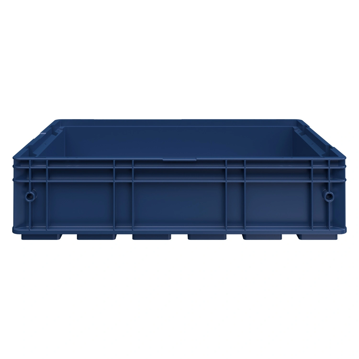 Ящик R-KLT 6415 594х396х147,5 мм iPlast синий индиго с усиленным дном