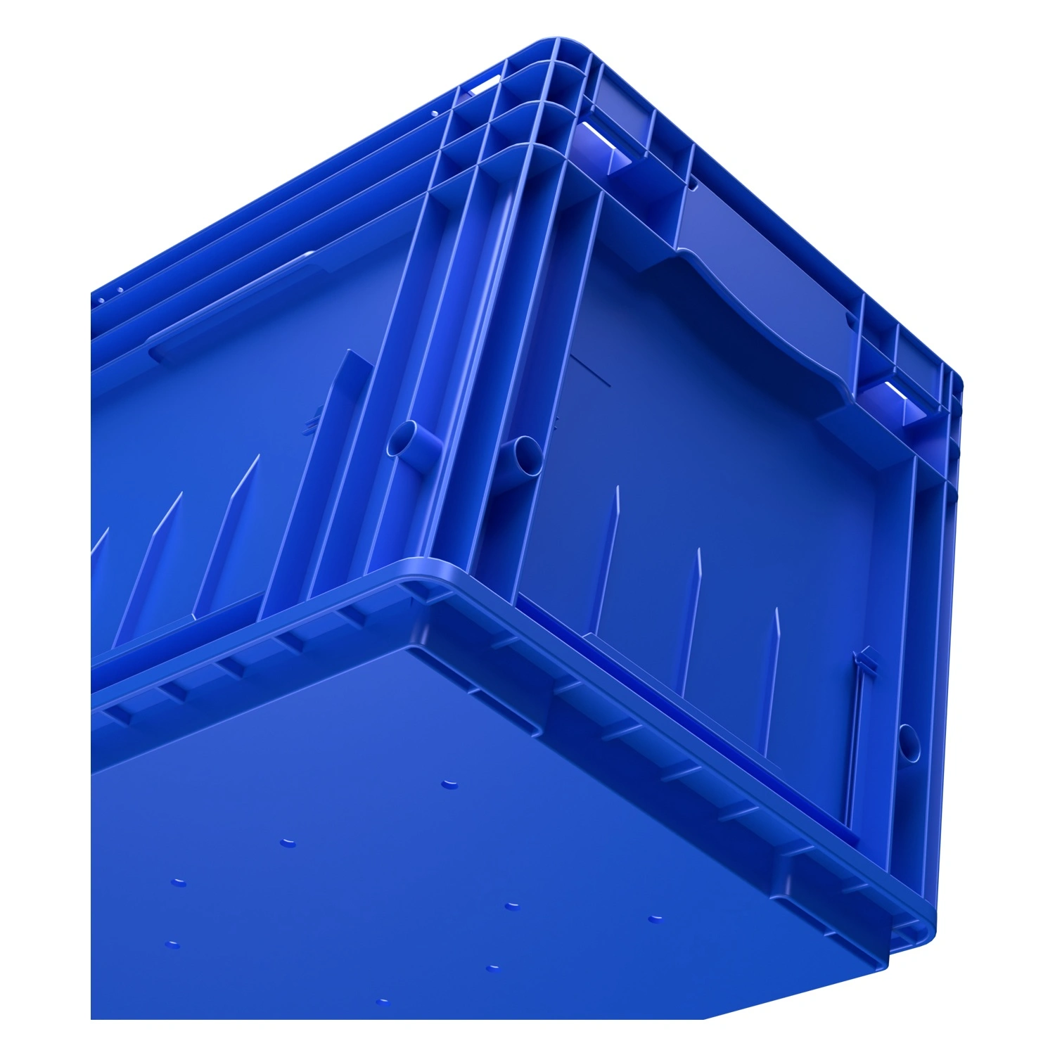 Ящик RL-KLT 4280 396x297x280 мм iPlast голубой c дренажными отверстиями в дне