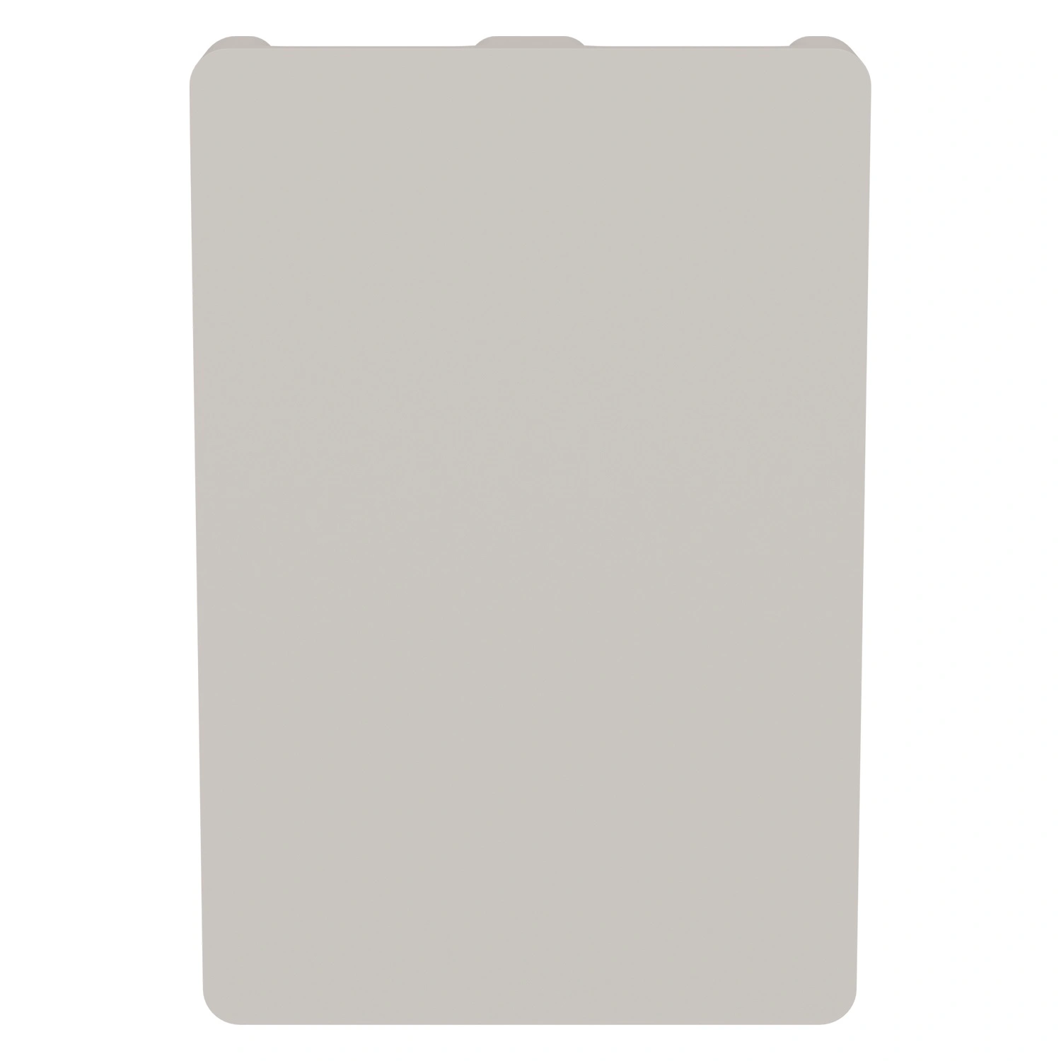 Пластиковый паллет 1200х800х150 мм iPlast белый сплошной на 2 полозьях без бортика