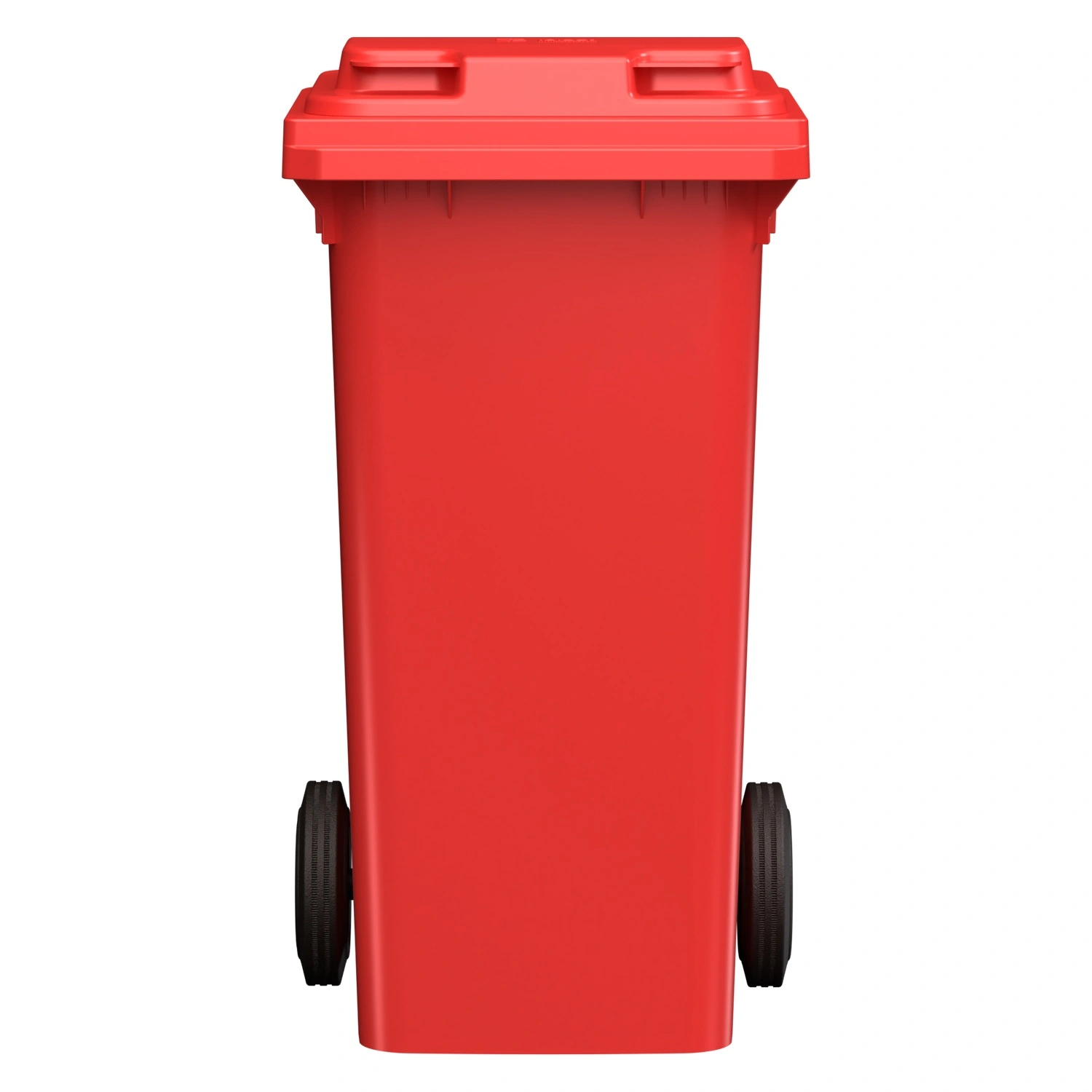 Мусорный контейнер 120 л iPlast красный 2-колёсный (д. 200 мм) с красной крышкой Мусорный контейнер 120 л iPlast красный 2-колёсный (д. 200 мм) с красной крышкой