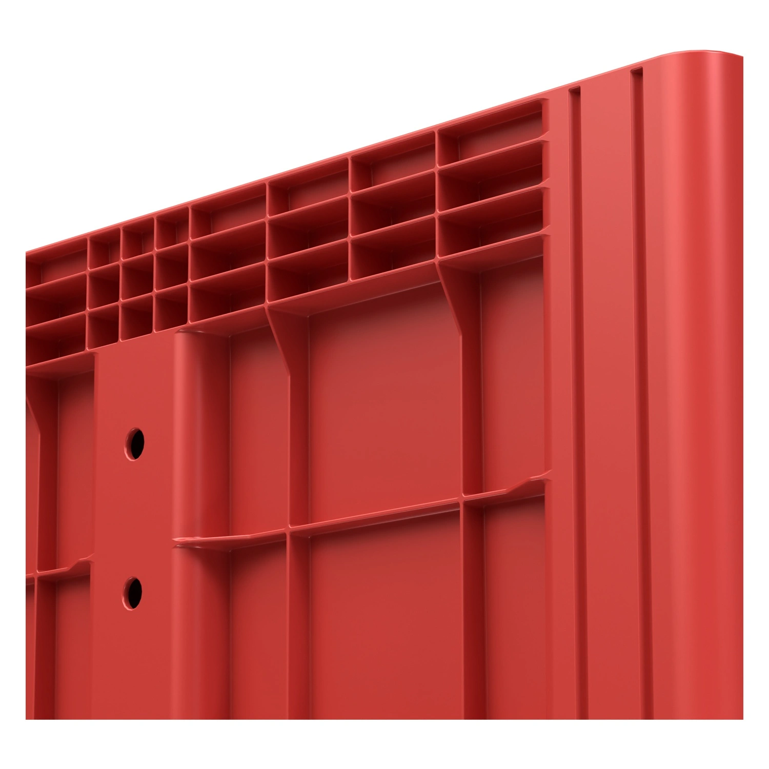 Большой контейнер 1200x800x800 мм iPlast iBOX красный со сплошными стенками и дном, на ножках Большой контейнер 1200x800x800 мм iPlast iBOX красный со сплошными стенками и дном, на ножках