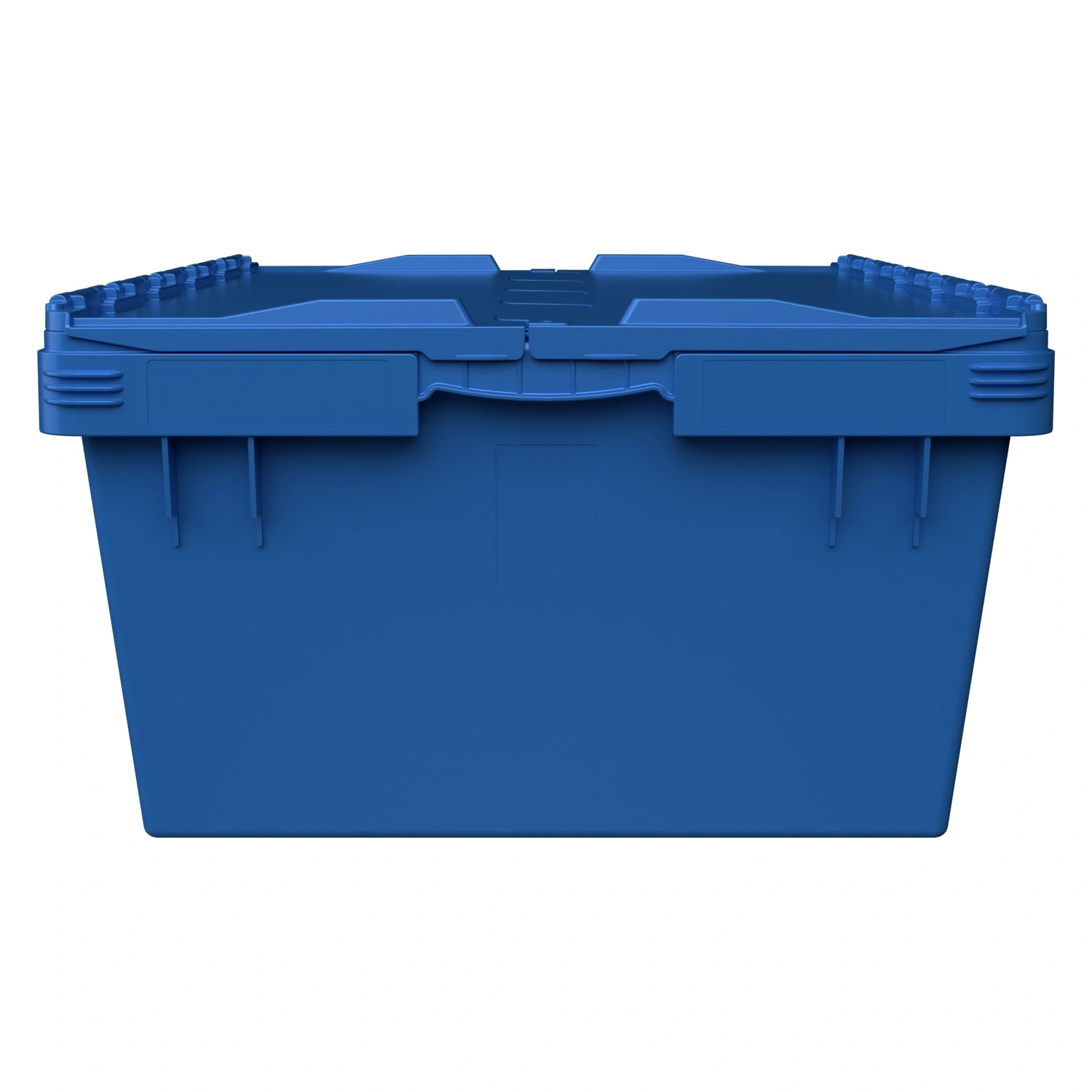 Вкладываемый контейнер INSTORE KVR-8634.1 800х600х340 мм iPlast голубой с усиленным дном и штабельным упором Вкладываемый контейнер INSTORE KVR-8634.1 800х600х340 мм iPlast голубой с усиленным дном и штабельным упором