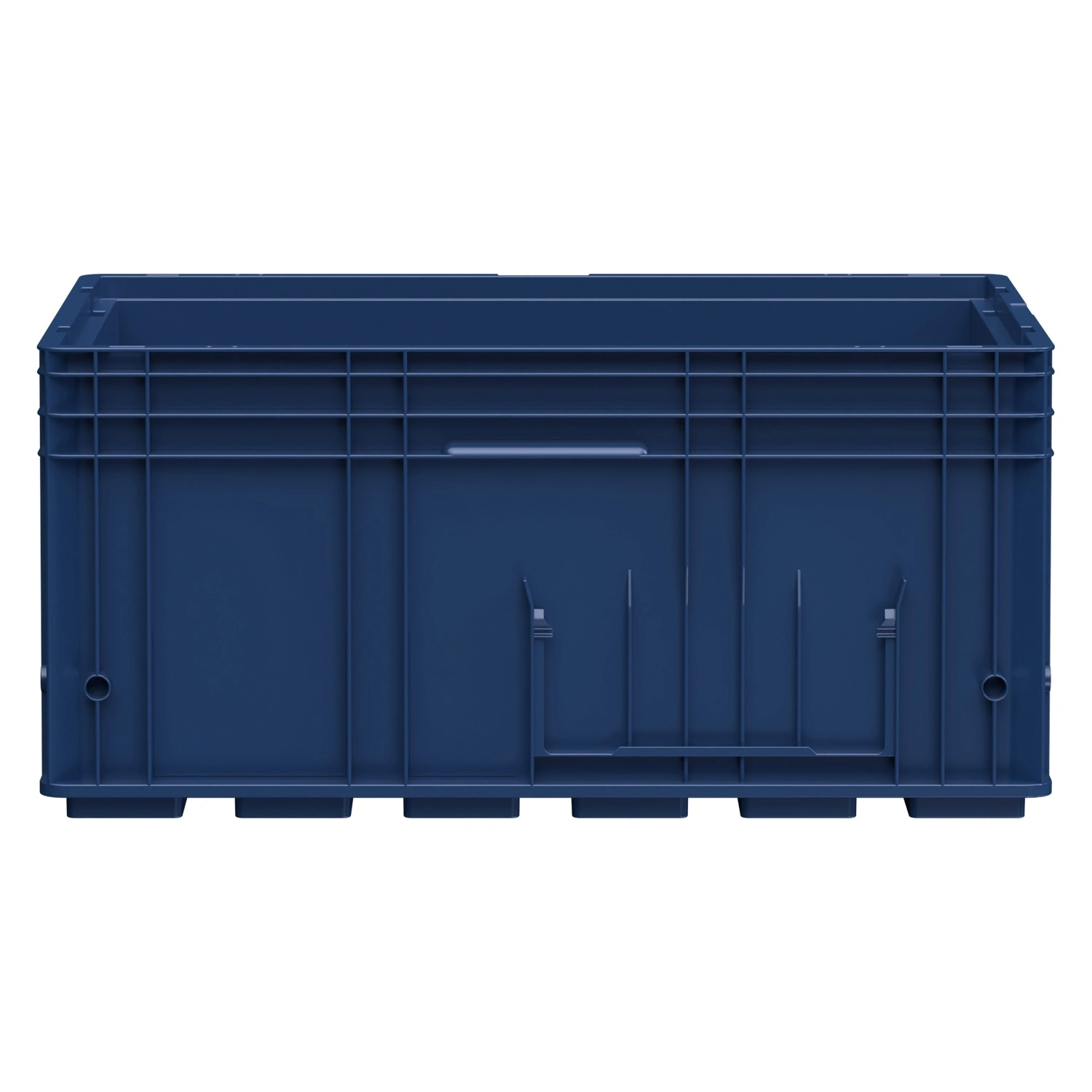 Ящик R-KLT 6429 594х396х280 мм iPlast синий индиго с усиленным дном Ящик R-KLT 6429 594х396х280 мм iPlast синий индиго с усиленным дном