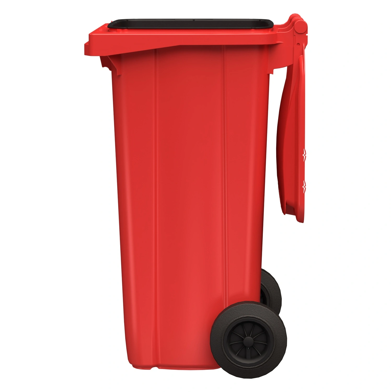 Мусорный контейнер 120 л iPlast красный 2-колёсный (д. 200 мм) с красной крышкой NEW (20.805) Мусорный контейнер 120 л iPlast красный 2-колёсный (д. 200 мм) с красной крышкой NEW (20.805)
